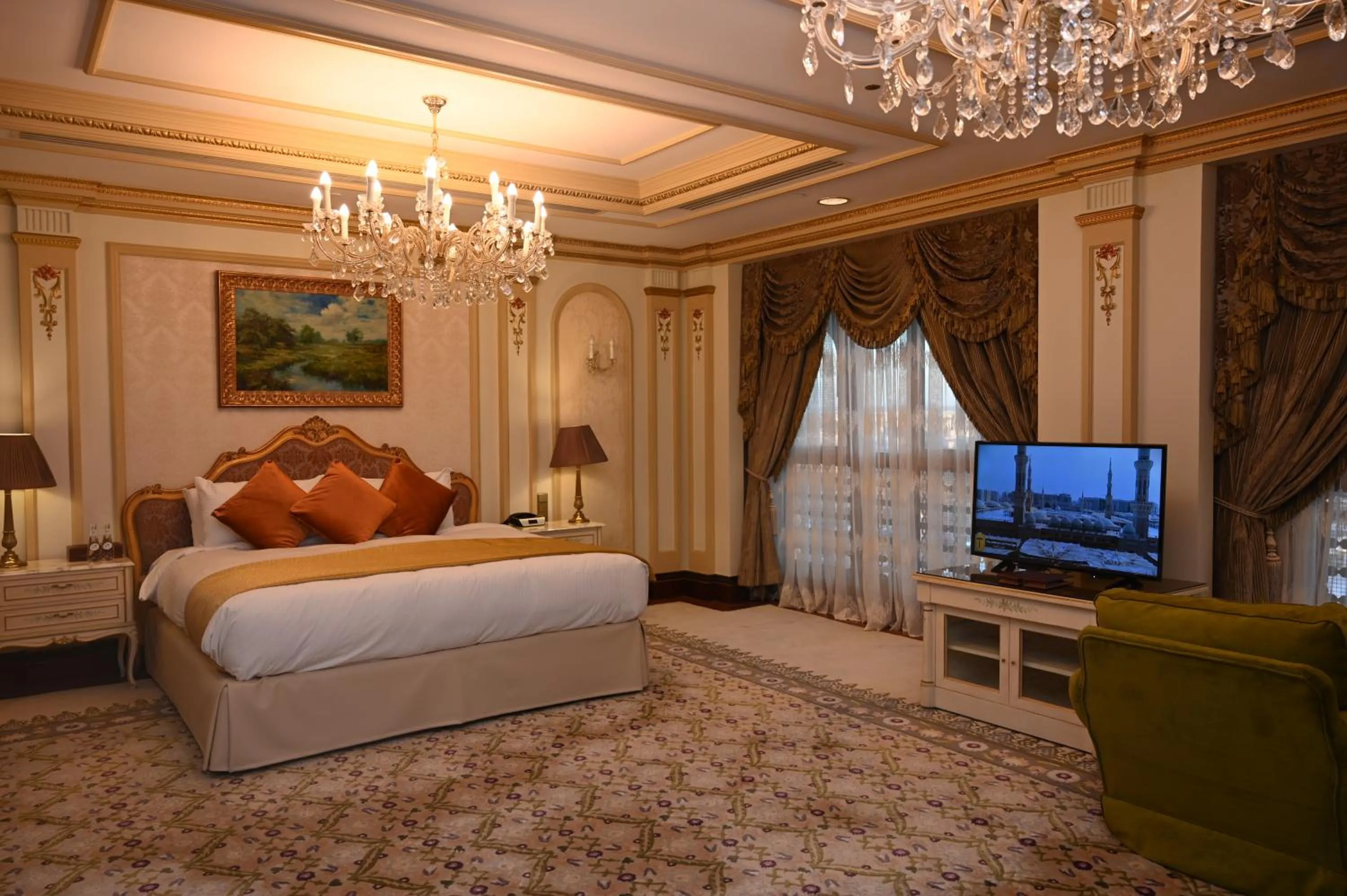Bed in Dar Al Taqwa Hotel