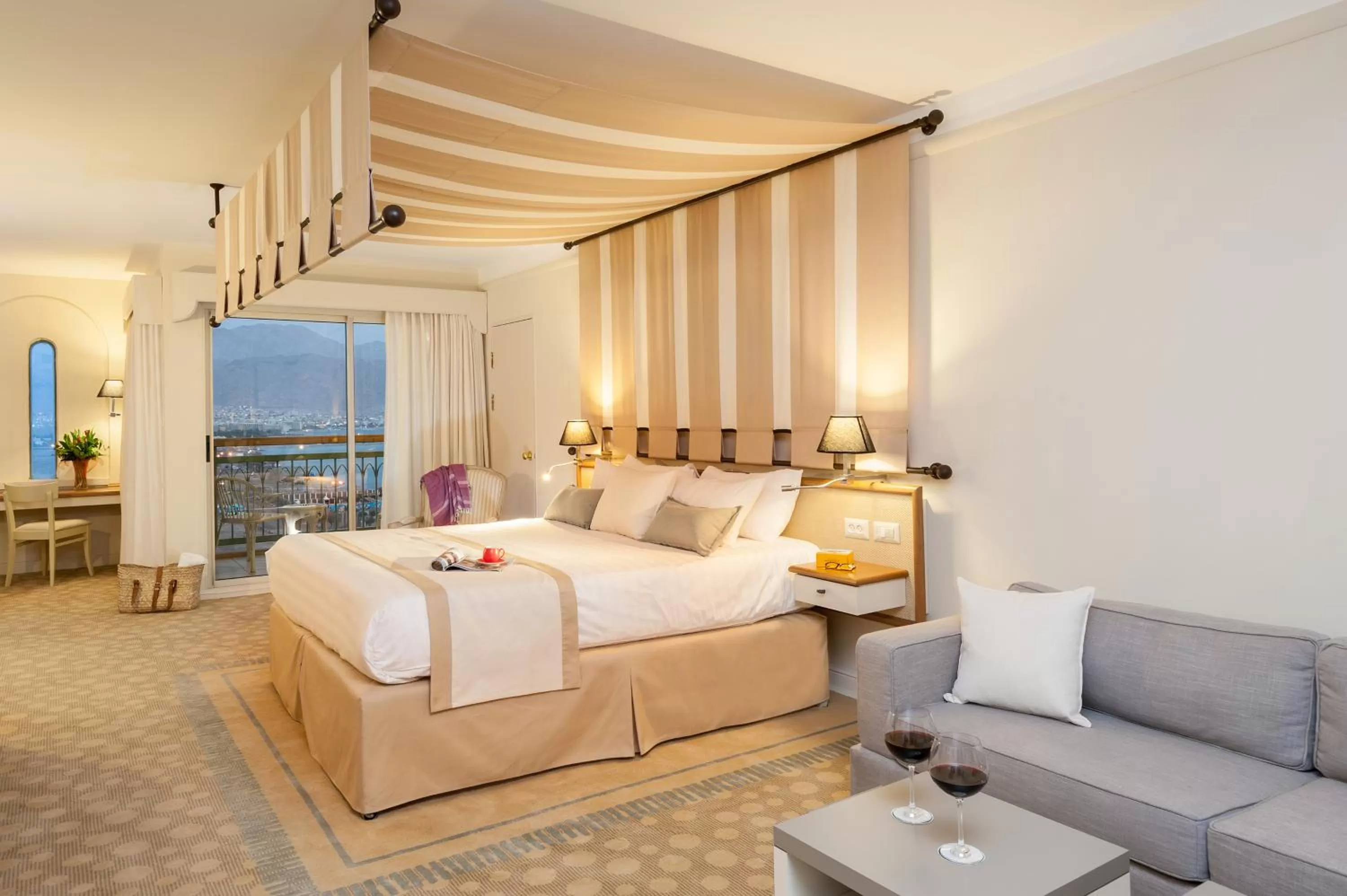 Bedroom, Bed in Herods Vitalis Spa Hotel Eilat a Premium collection by Fattal Hotels