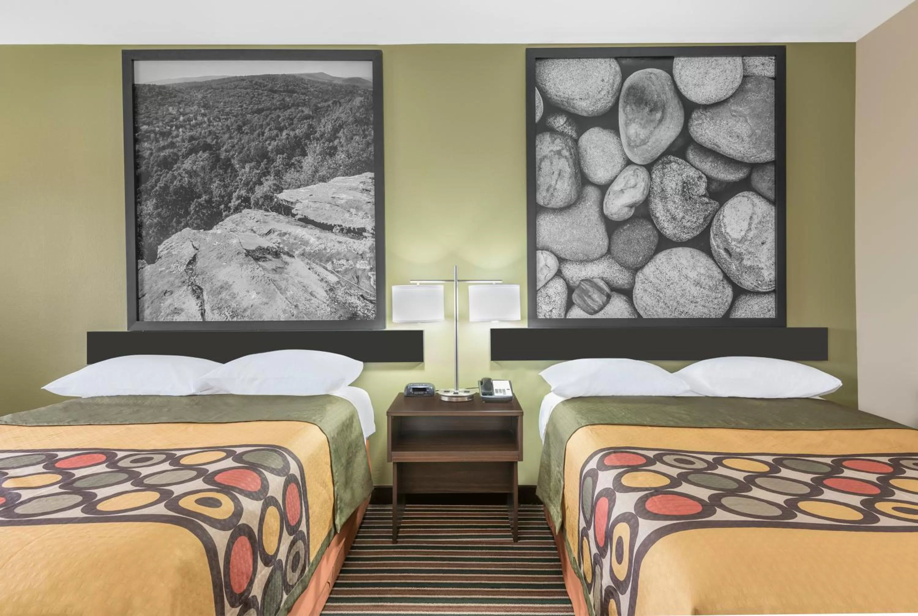 Bed in Super 8 by Wyndham Bryant Little Rock Area