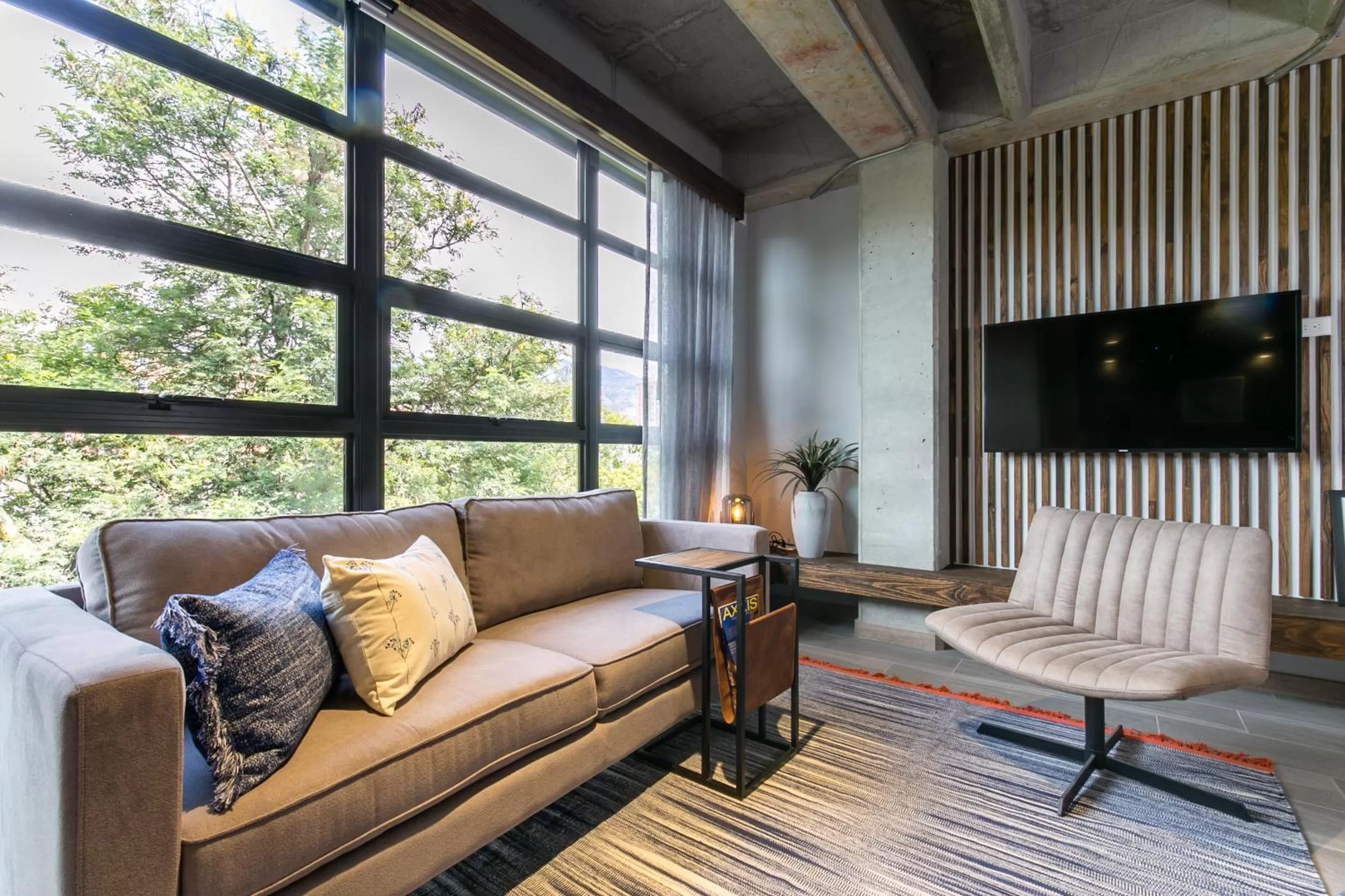 TV and multimedia in Factory Lofts Hotel