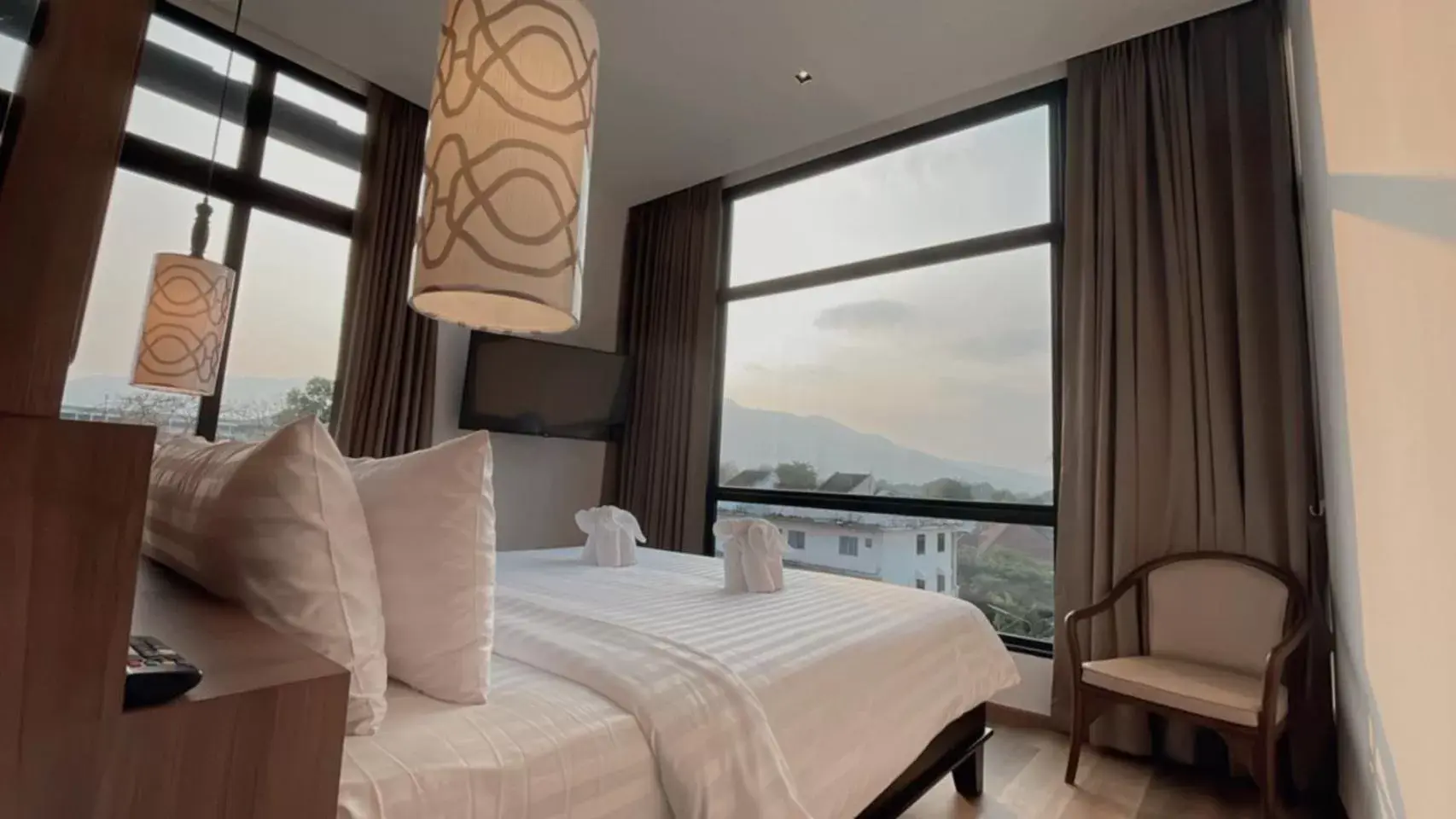 Deluxe King Room in Sareeviengping Hotel Chiangmai Deluxe King Room in Sareeviengping Hotel Chiangmai