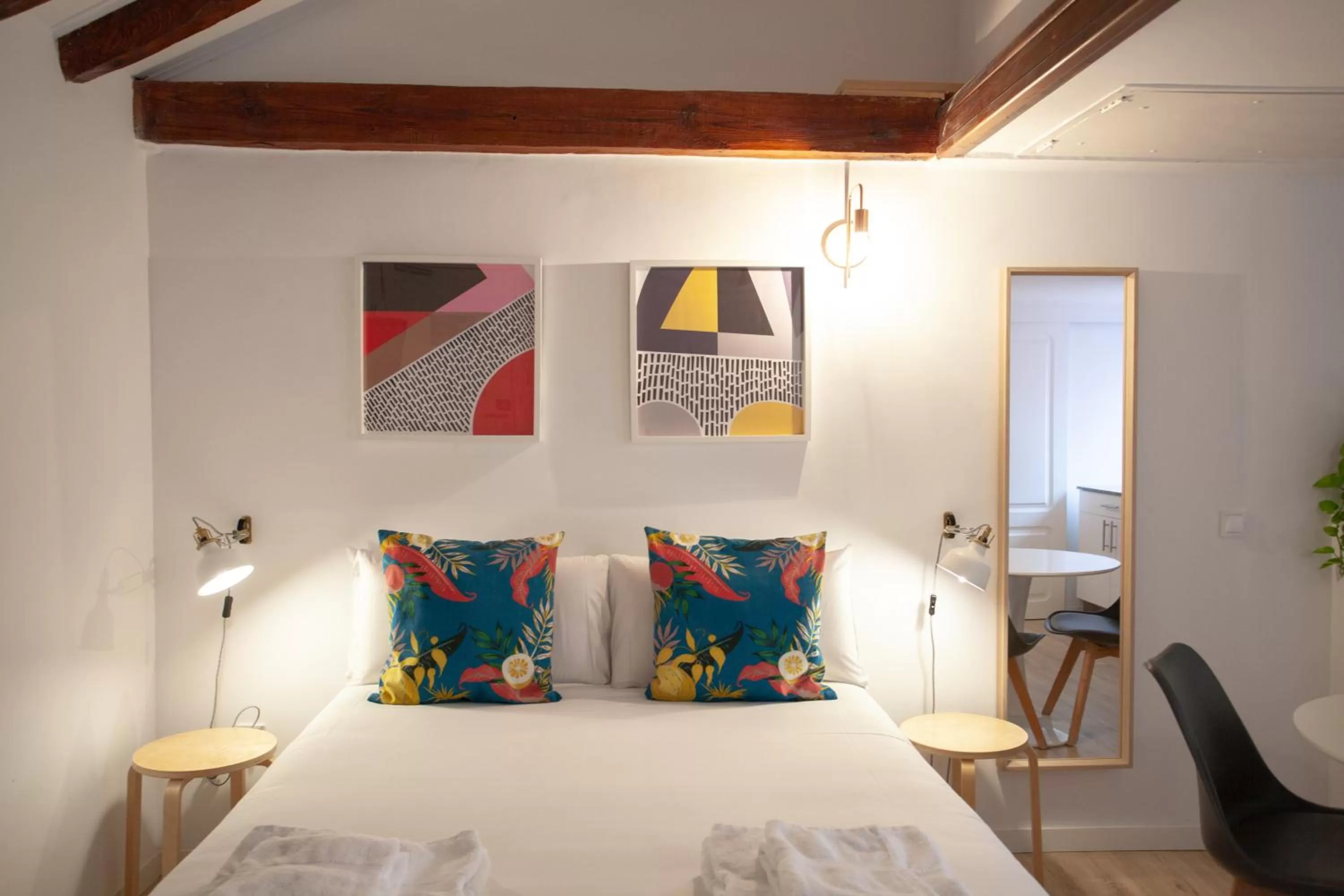 Bed in Gran Central Suites