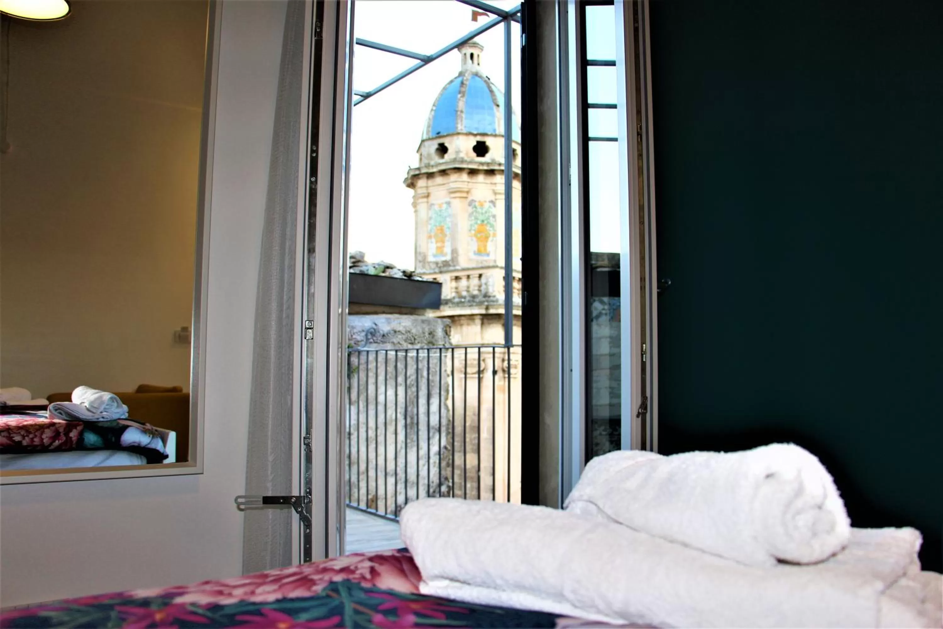 View (from property/room), Bed in B&B Belvedere All'Idria