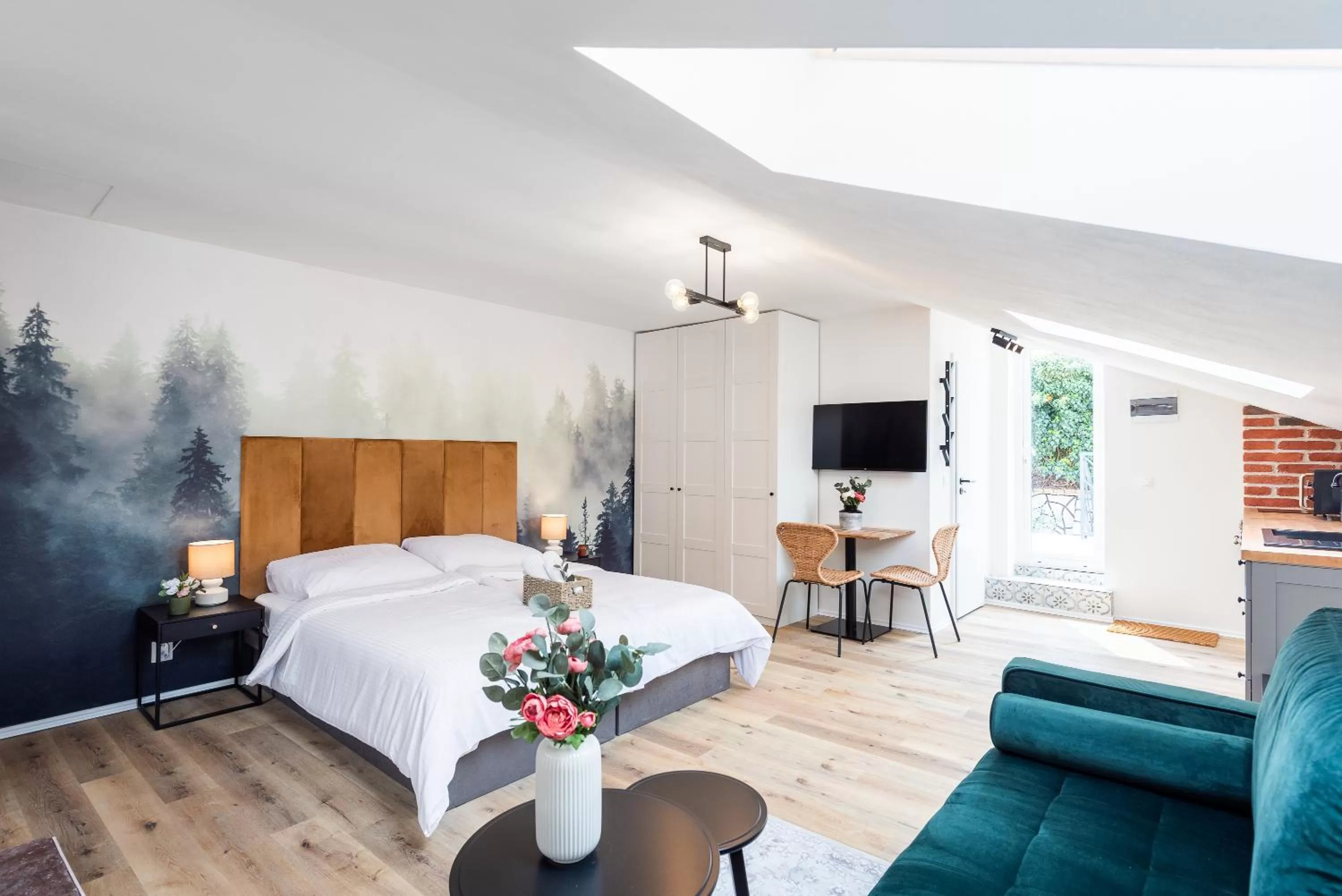 Family Room with Terrace in Penzion Mácha