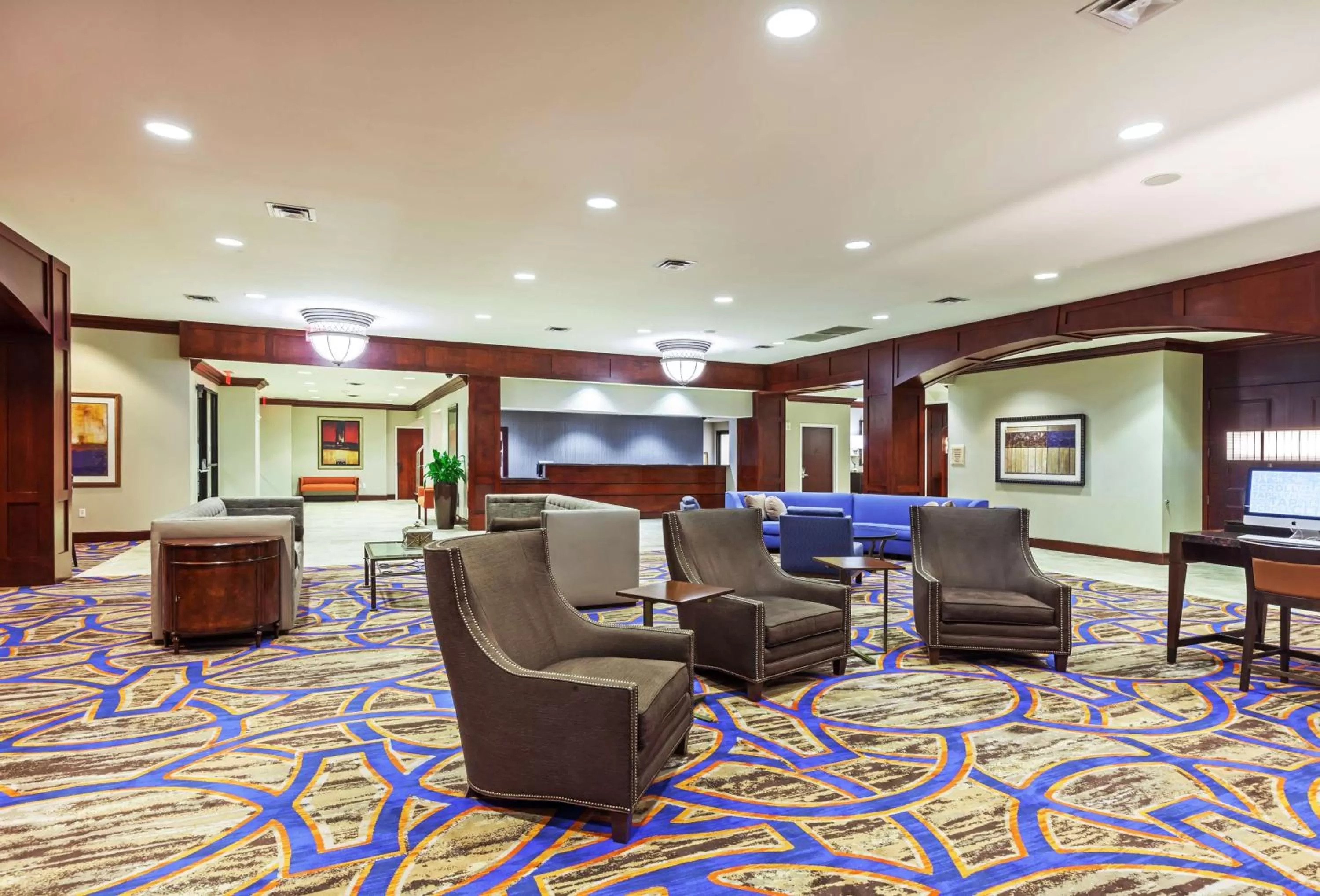 Lobby or reception in Hilton Waco