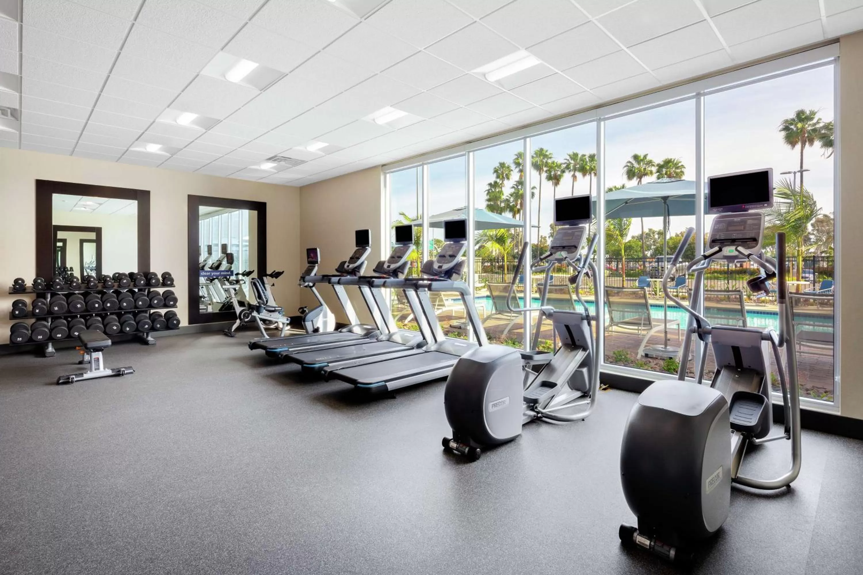 Fitness centre/facilities in Hampton Inn & Suites San Diego Airport Liberty Station