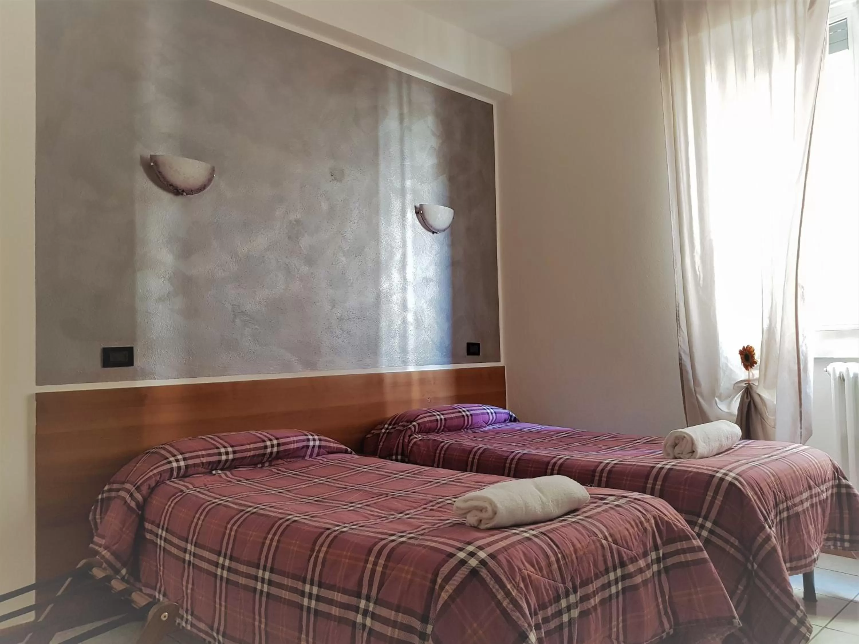 Bed in Hotel Marinoni