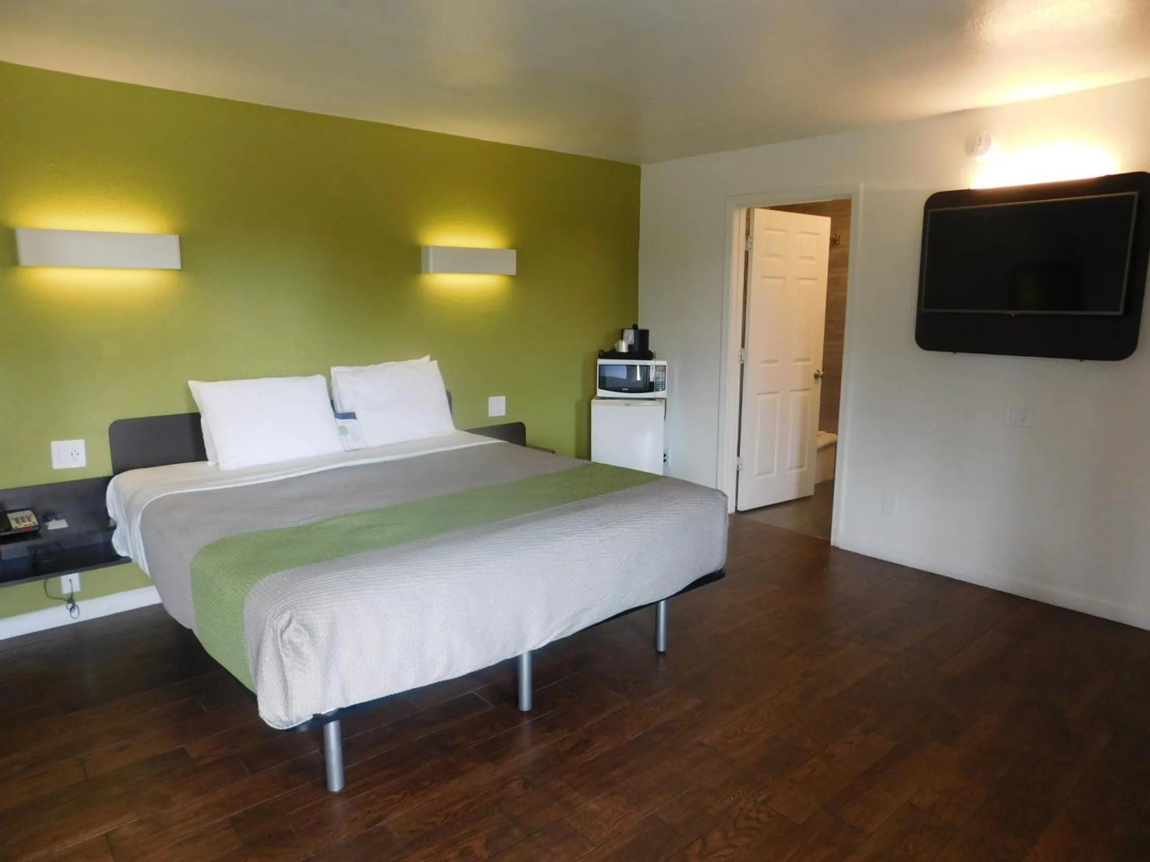 Bed in Motel 6 - Downtown Monterey