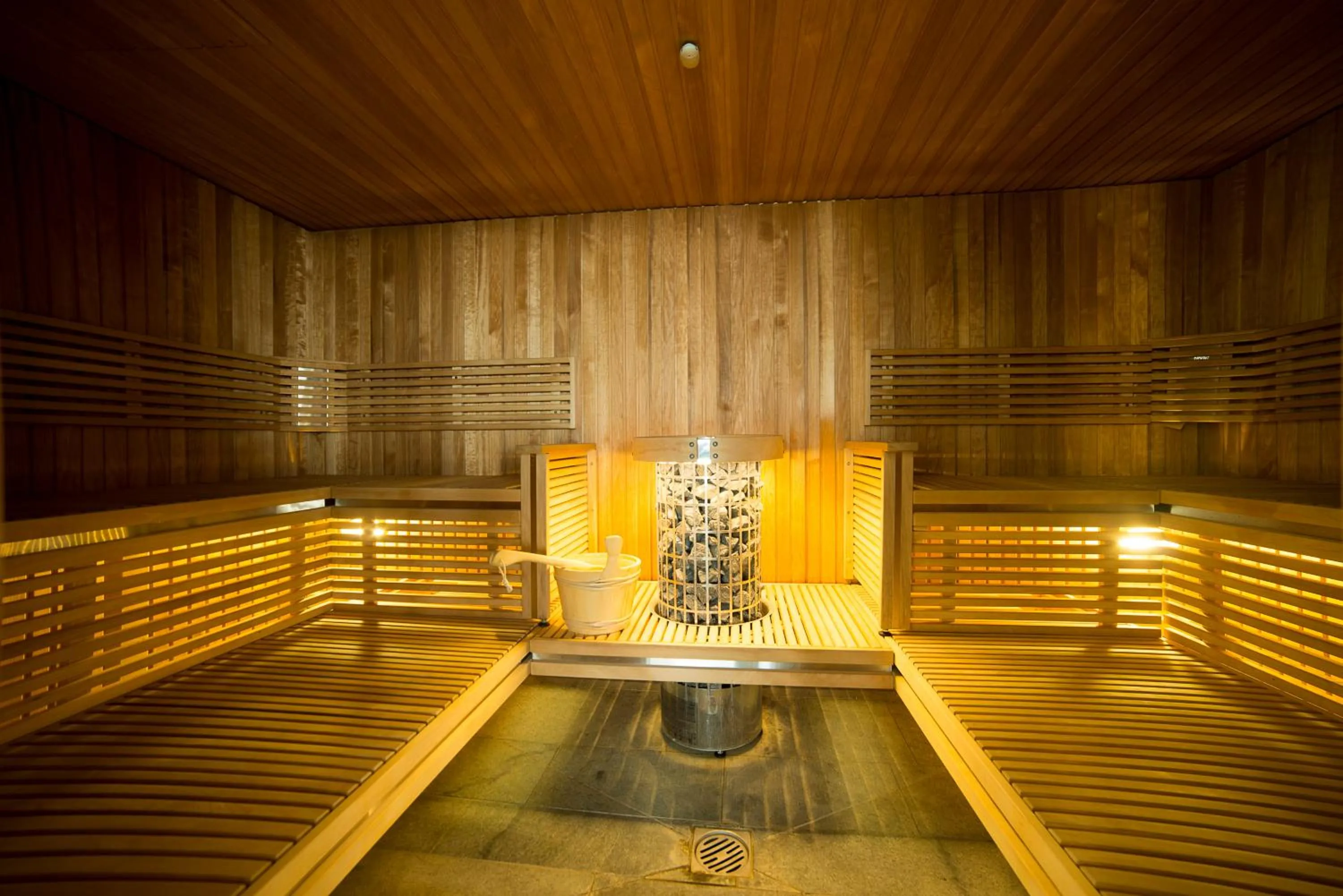 Sauna in Hôtel Des Trois Couronnes & Spa - The Leading Hotels of the World