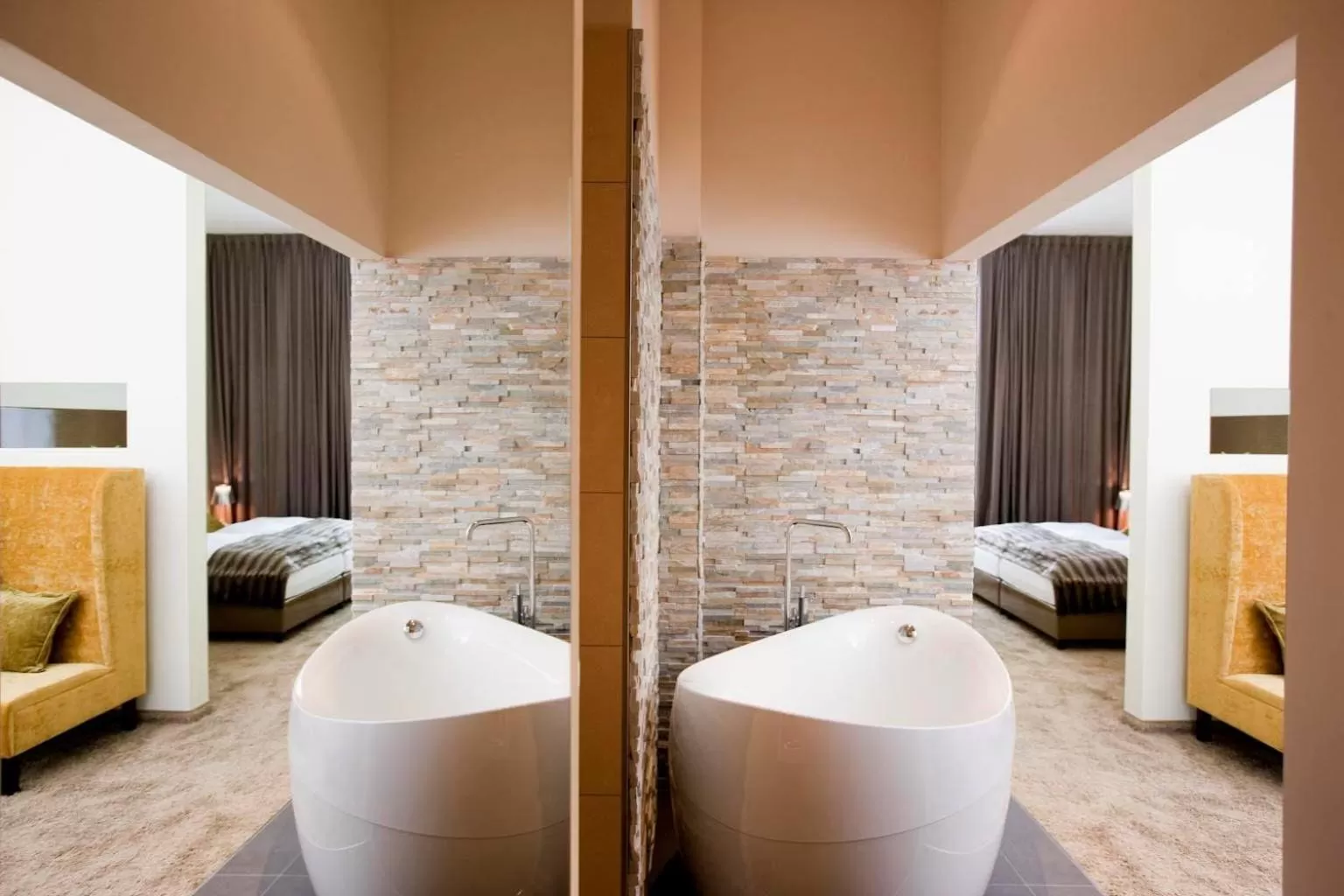 Bed in Hotel Gräfrather Hof