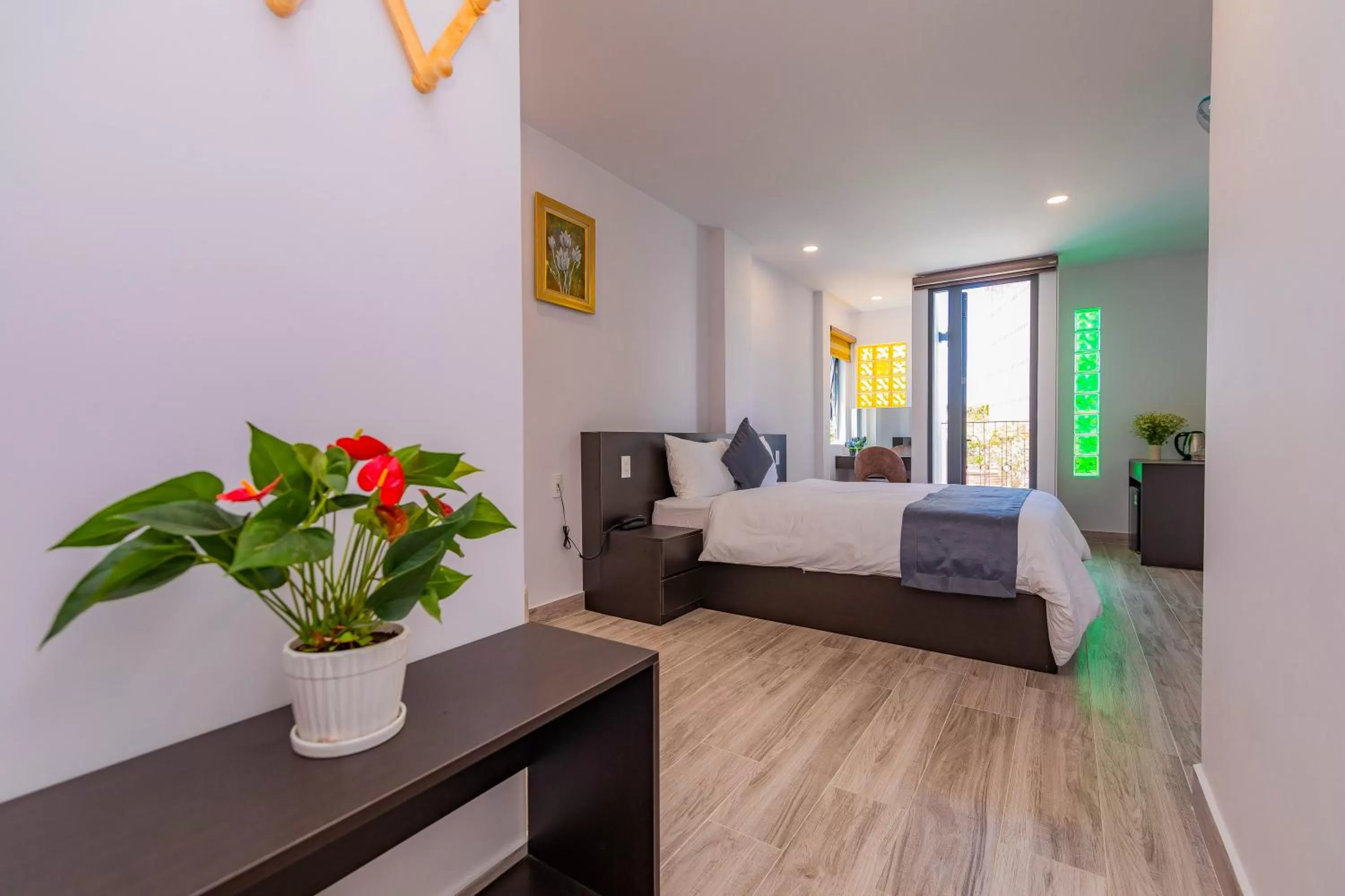 Bed in Khanh Uyen 3 Hotel