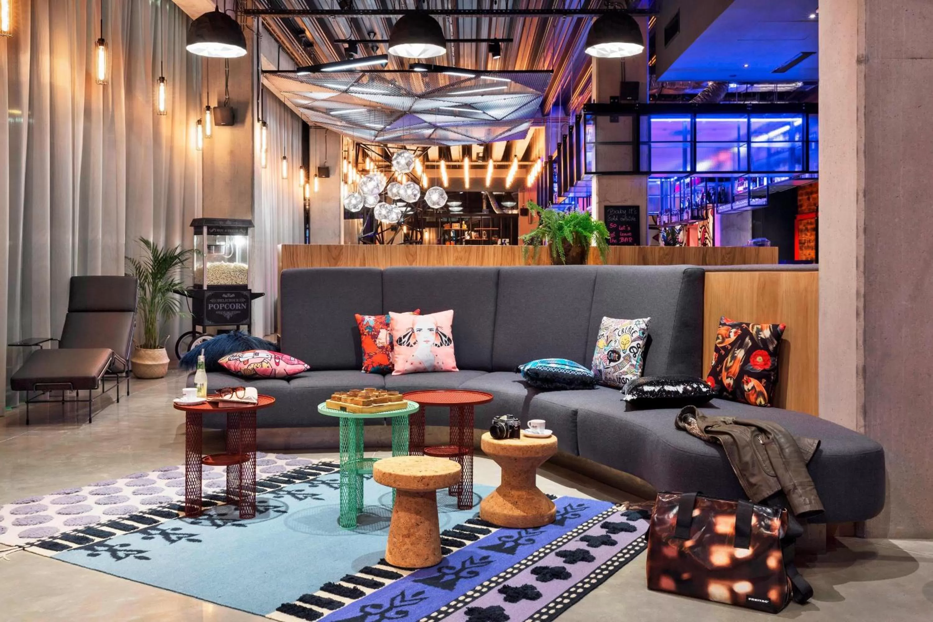 Lobby or reception in Moxy Katowice Airport