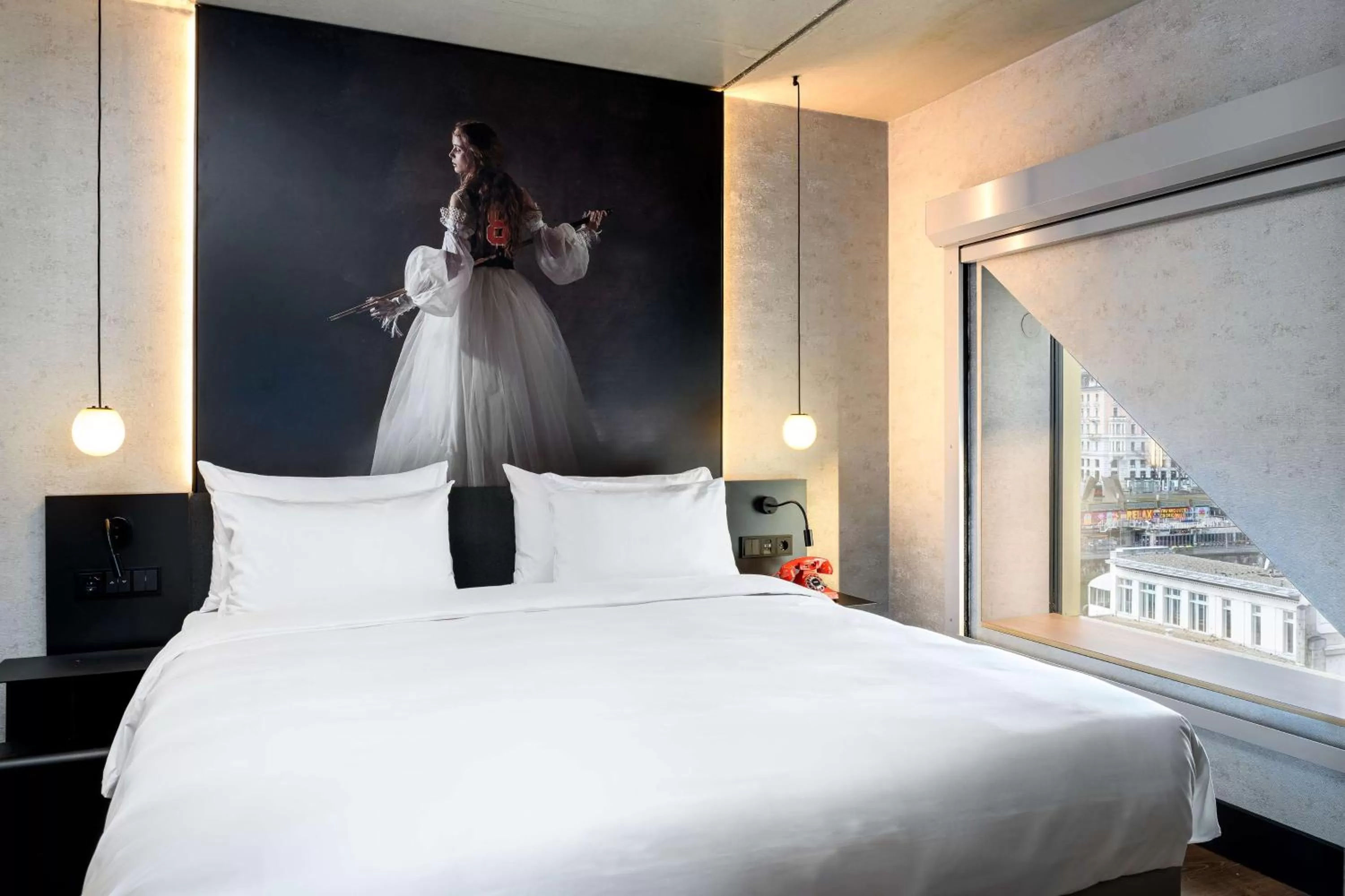 Photo of the whole room, Bed in Radisson RED Hotel, Vienna