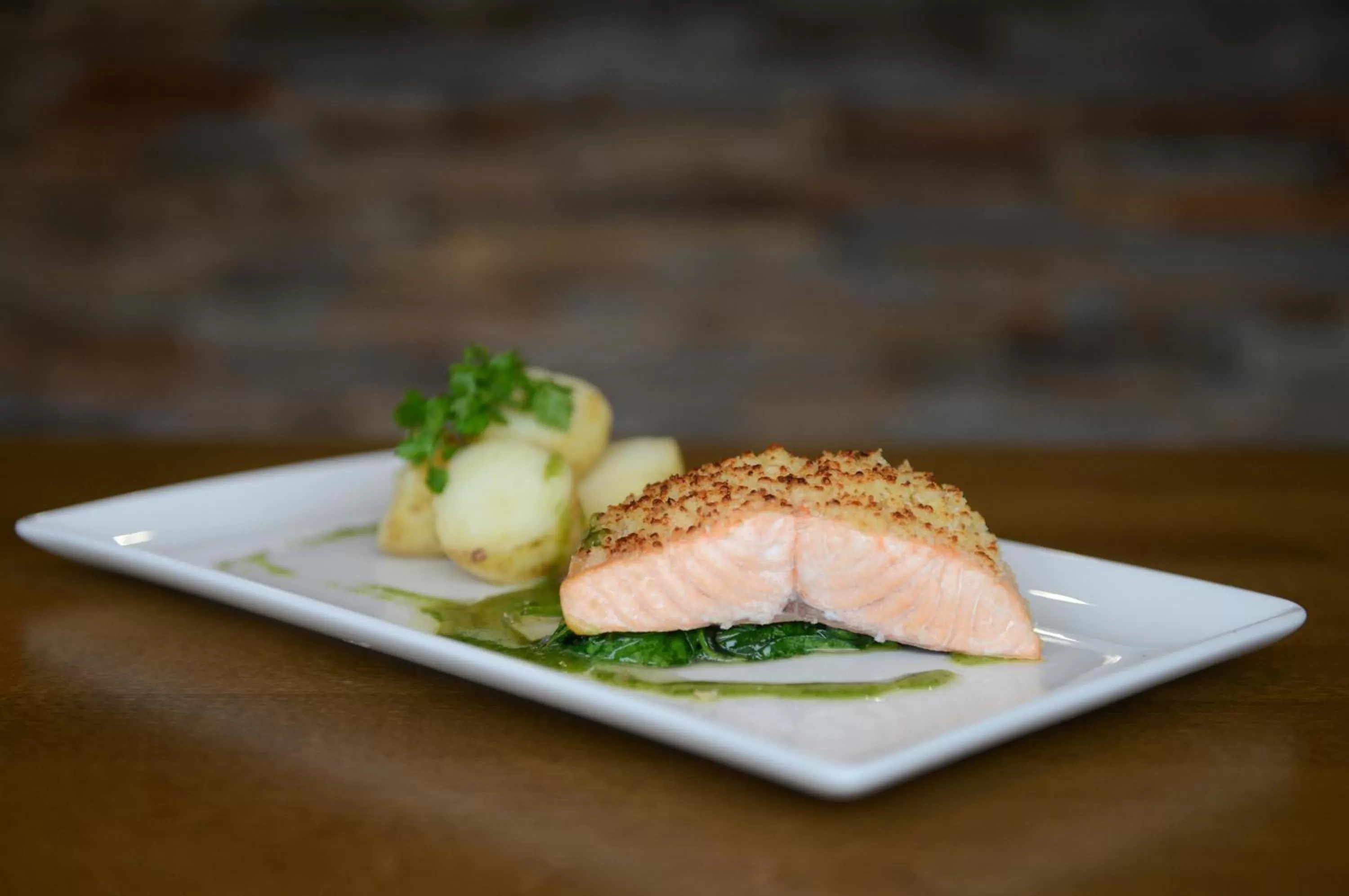 Food close-up in Moorings Hotel