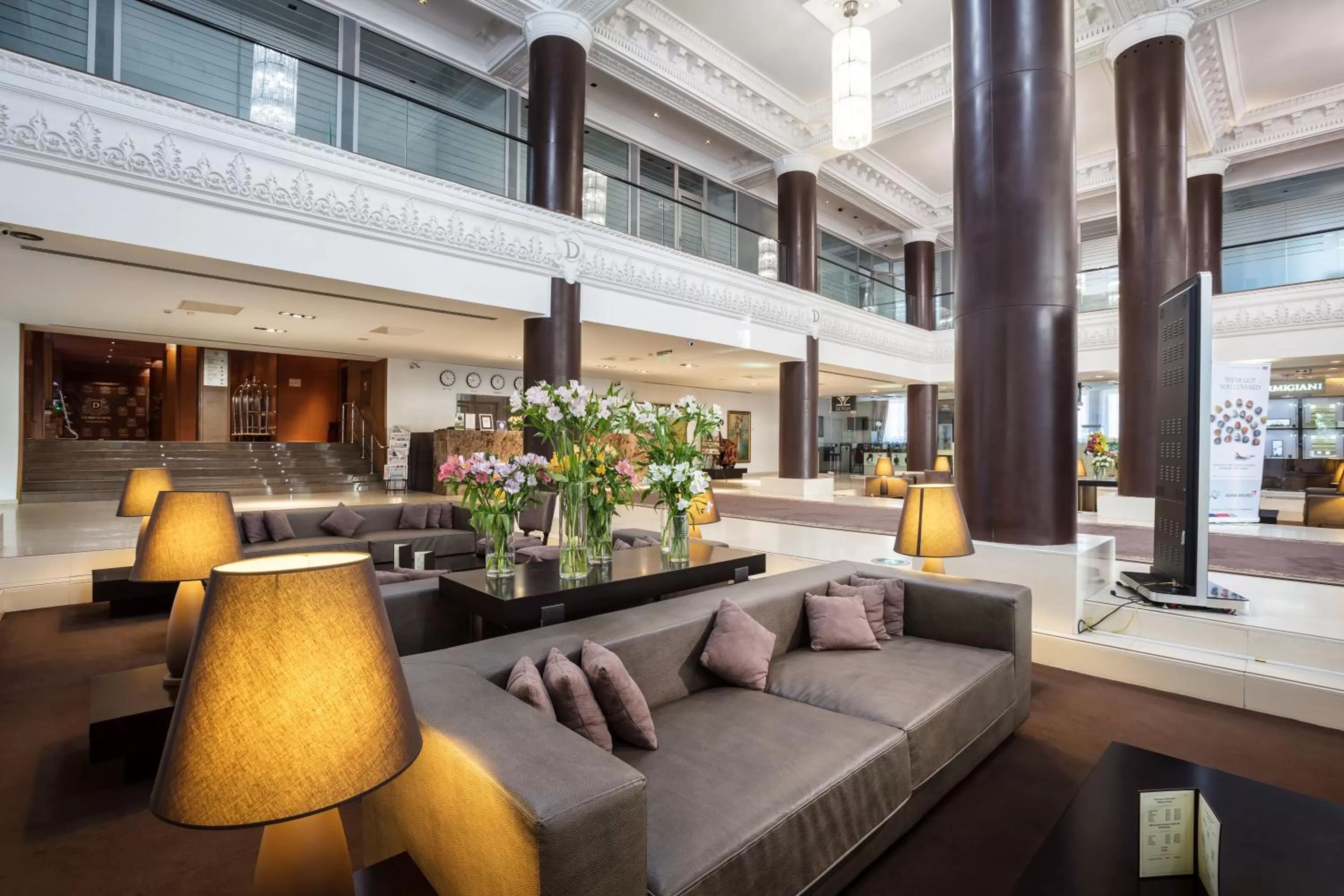 Lobby or reception in The Dostyk Hotel