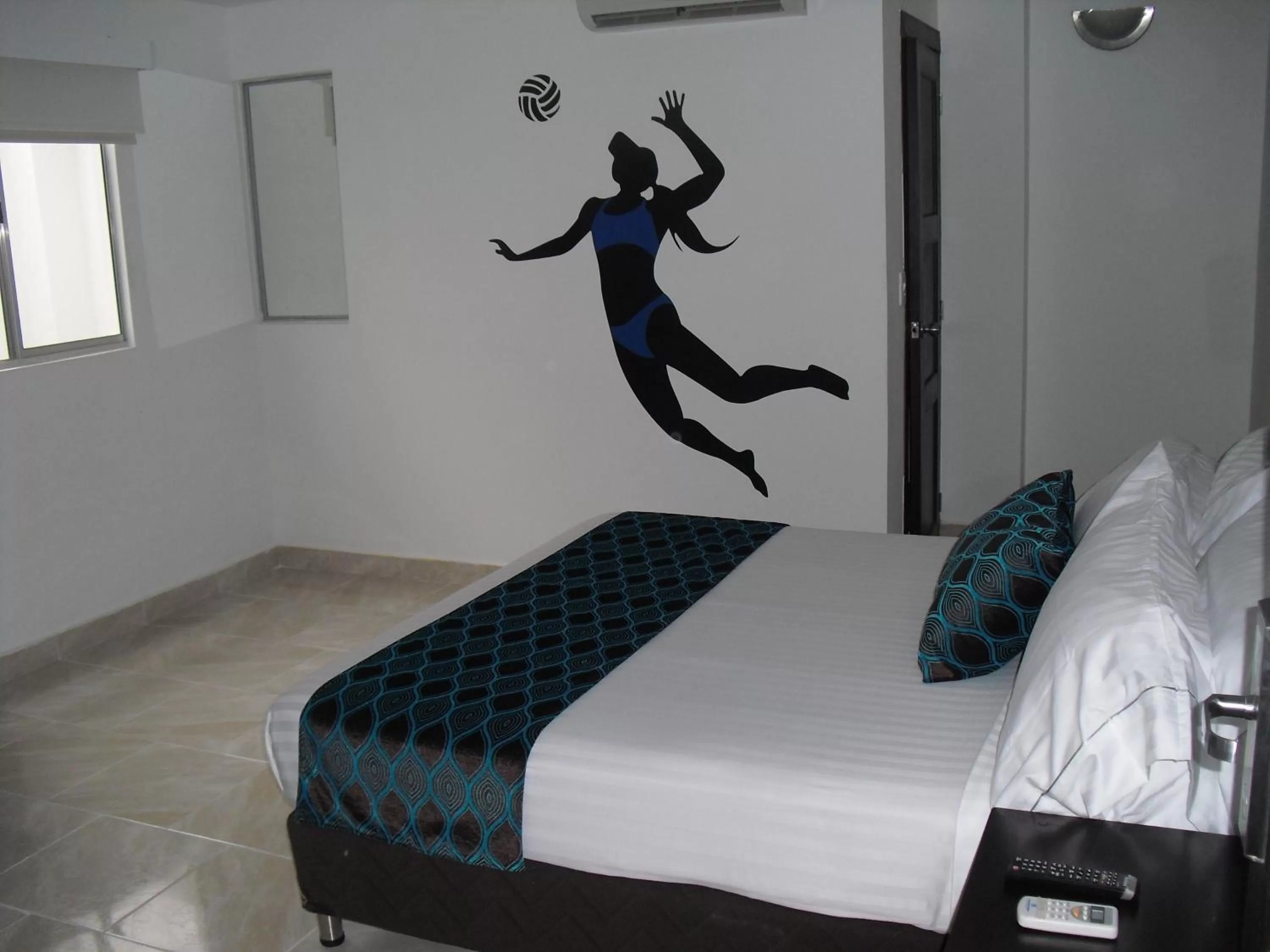 On site, Bed in AW Hotel Sport