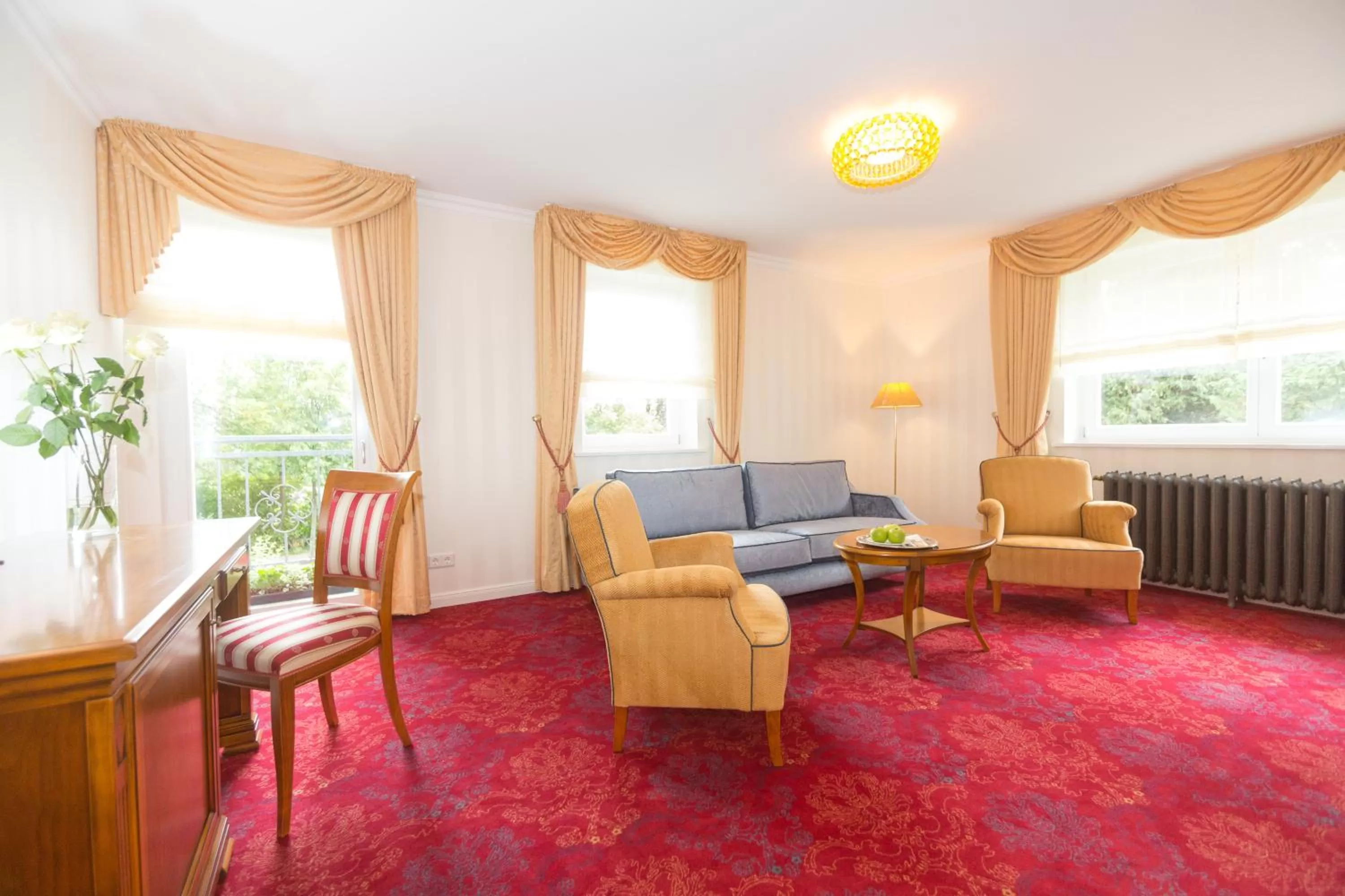 Living room in Hotel Erbprinzenpalais