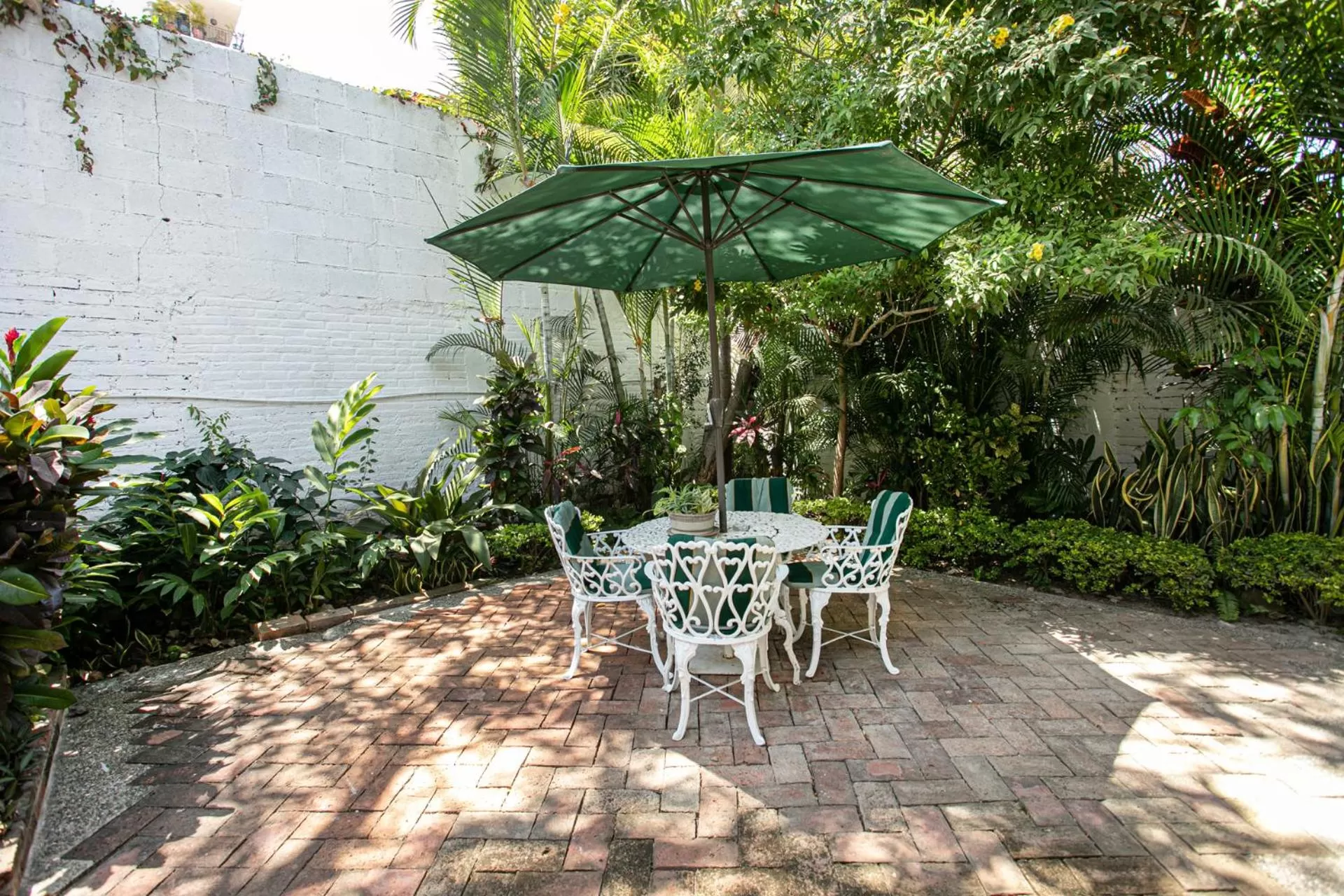 Garden in Casitas Miramar Puerto Vallarta Malecón