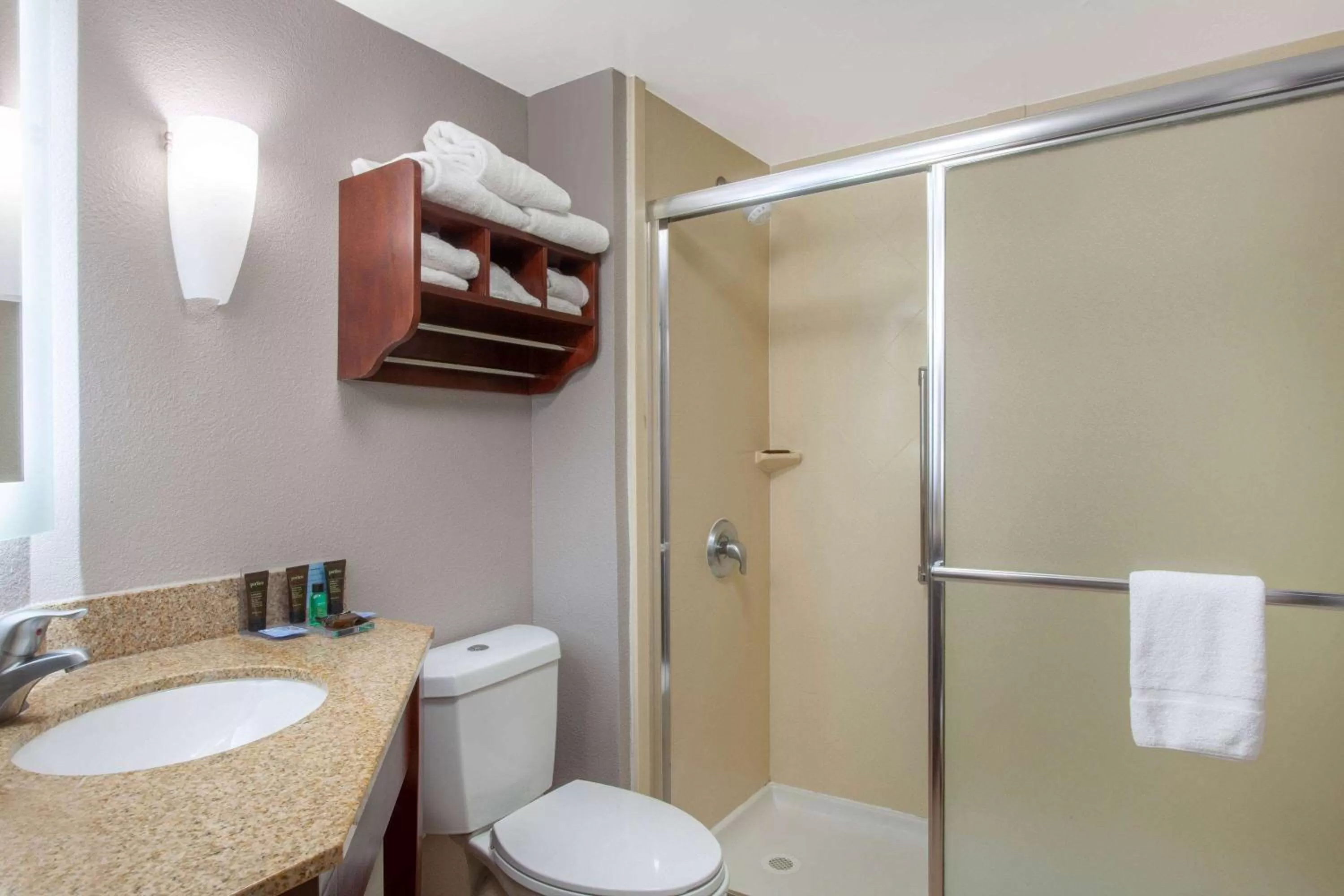 TV and multimedia, Bathroom in Wingate by Wyndham Charleston Coliseum