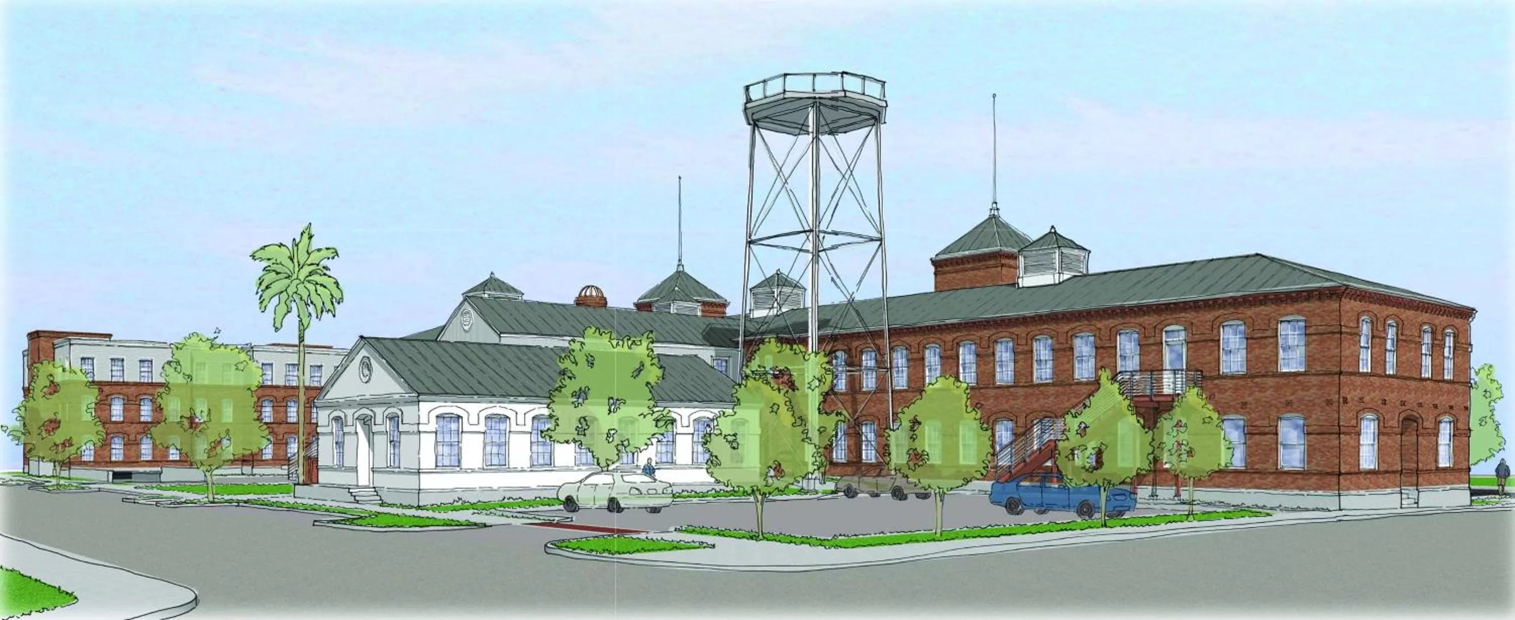 Property building in Hampton Inn Petaluma, Ca