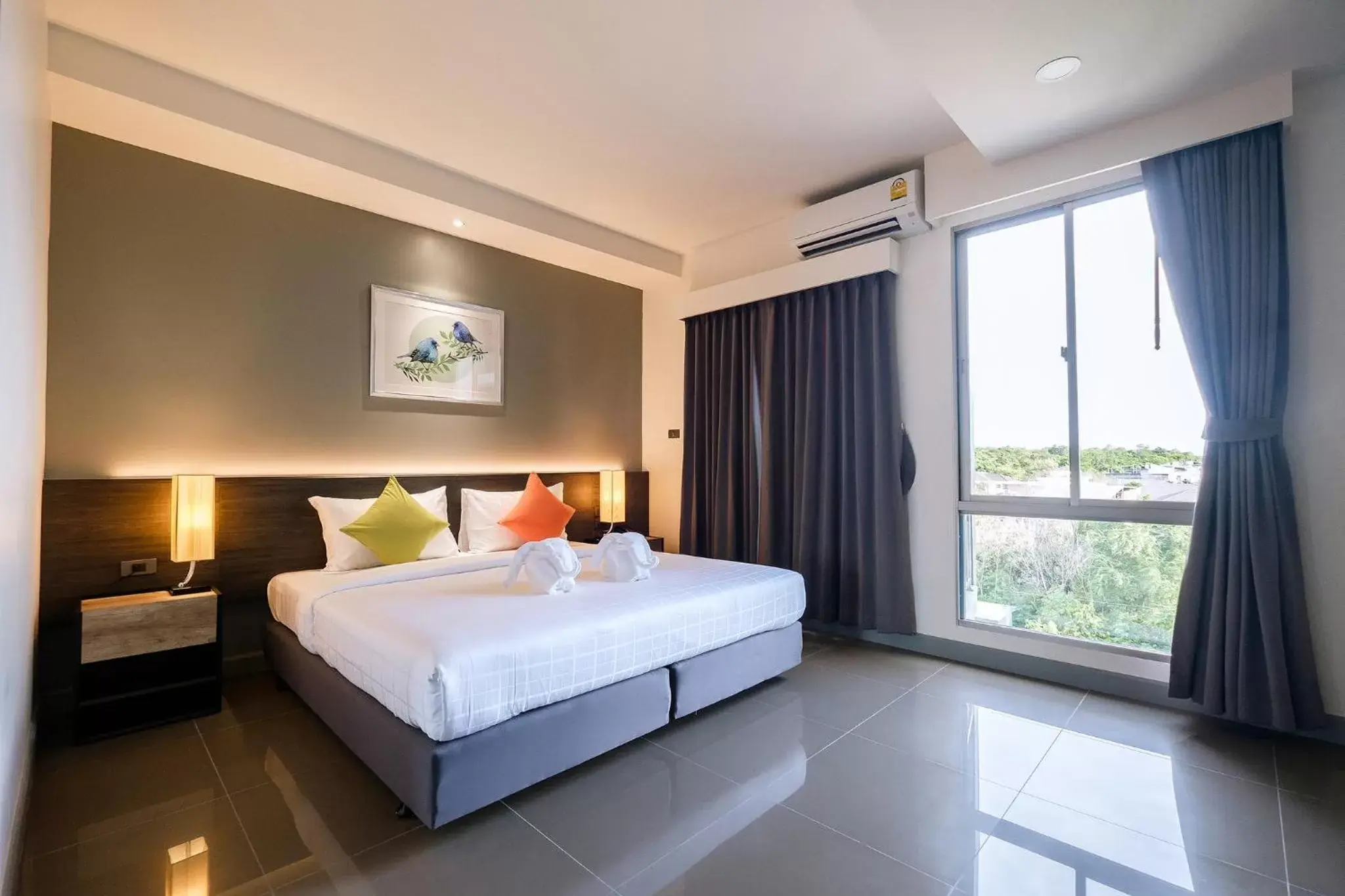 Double Room with Balcony in Clover Hotel Hatyai Double Room with Balcony in Clover Hotel Hatyai