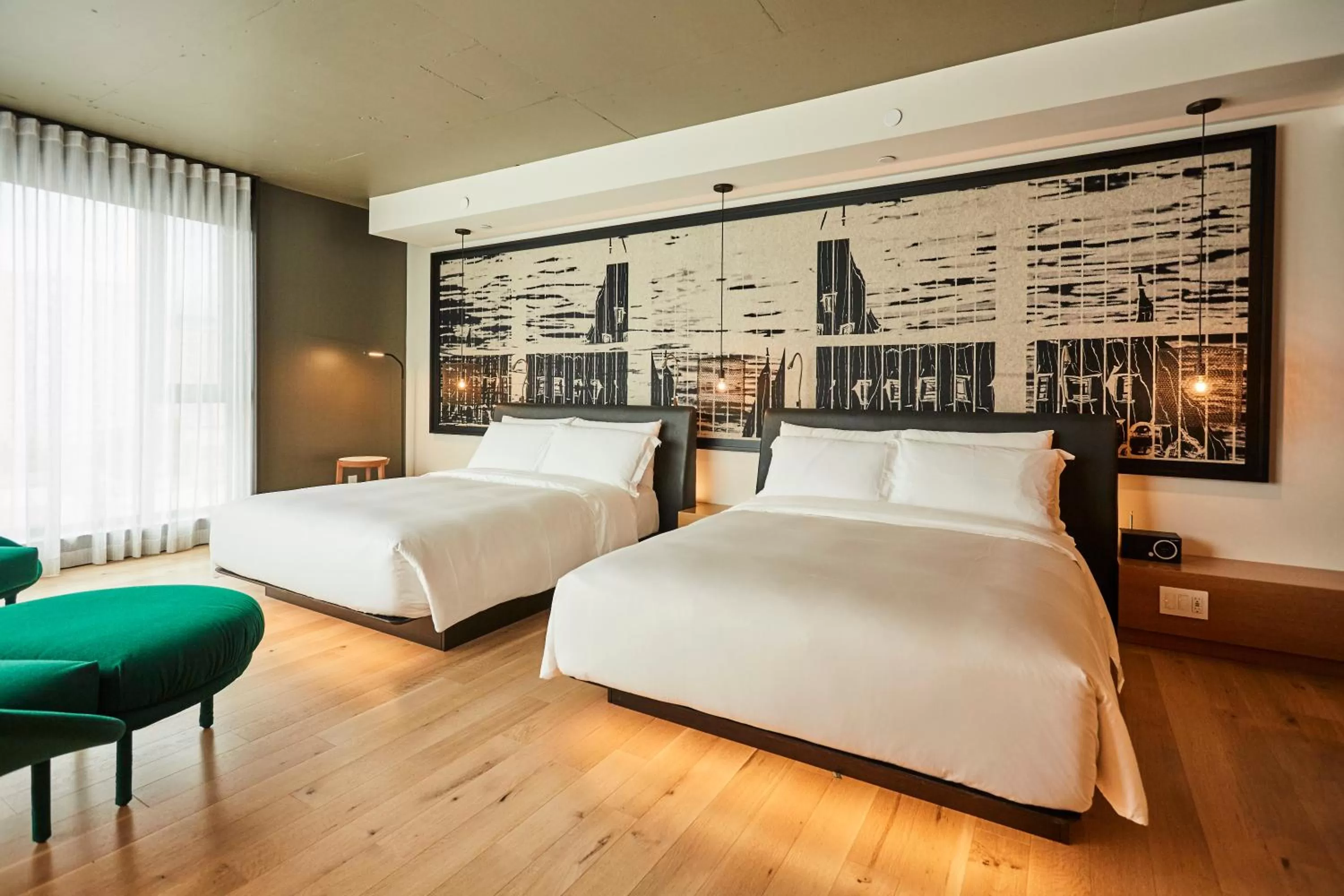 Bed in Le Germain Hotel Ottawa