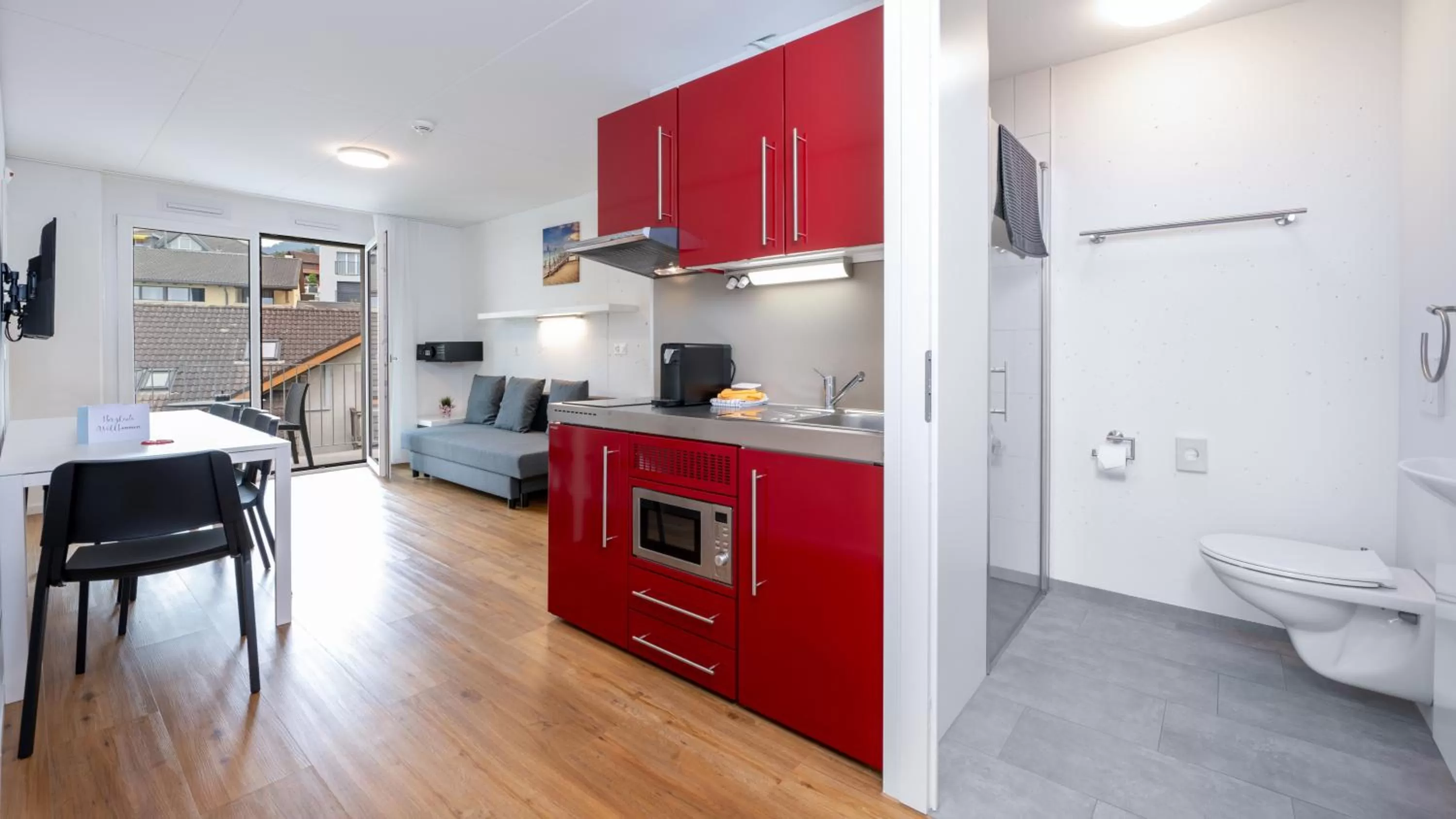 Photo of the whole room in Anstatthotel Goldau - self-check-in