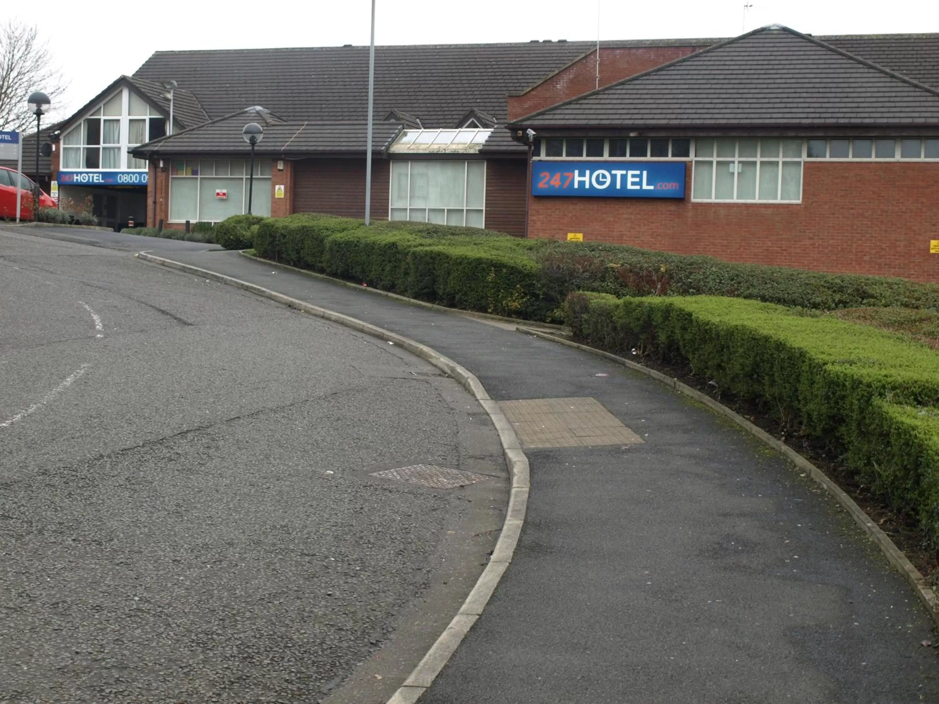 Facade/entrance in 247Hotel