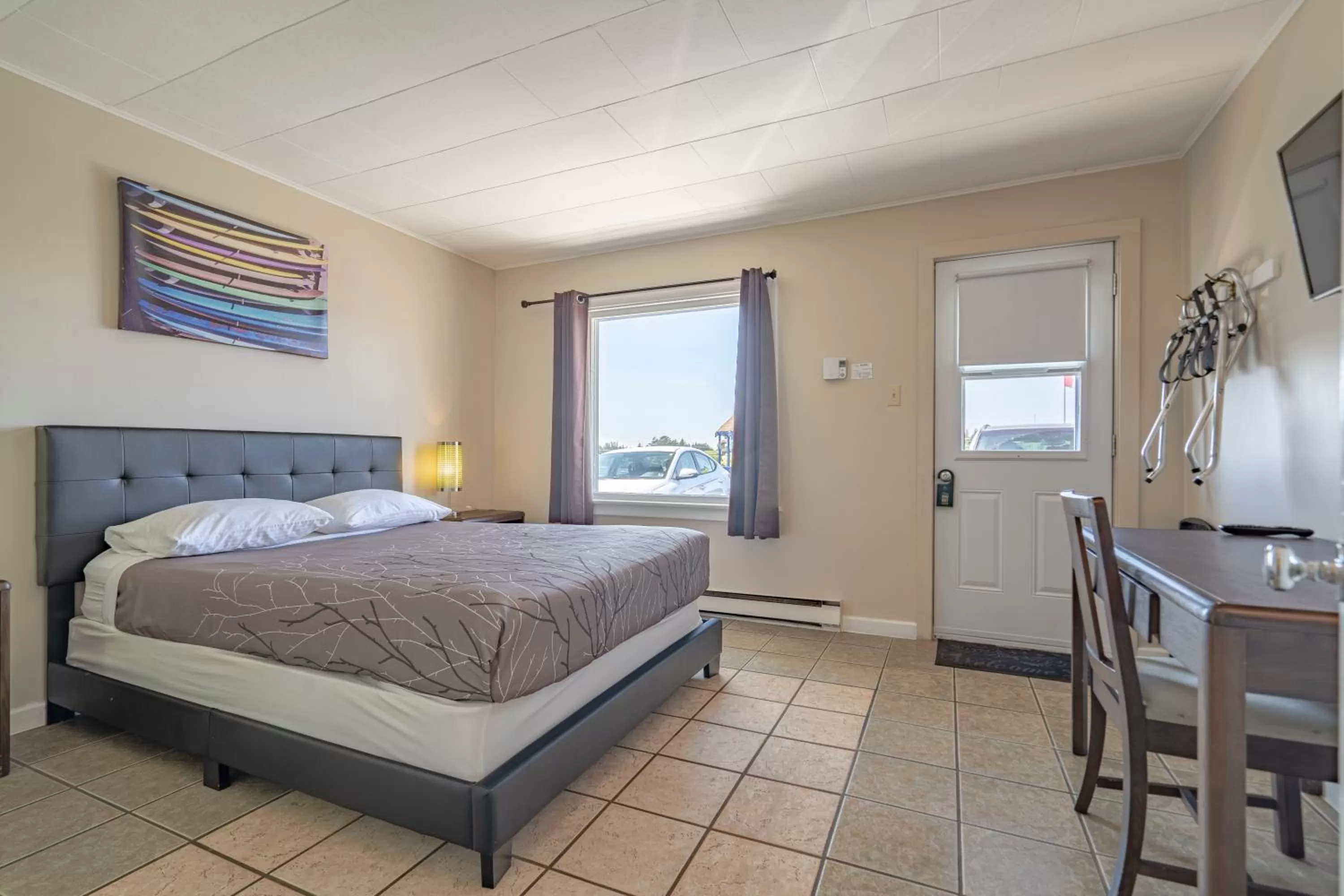 Bedroom, Bed in Novastar Motel On The Lake