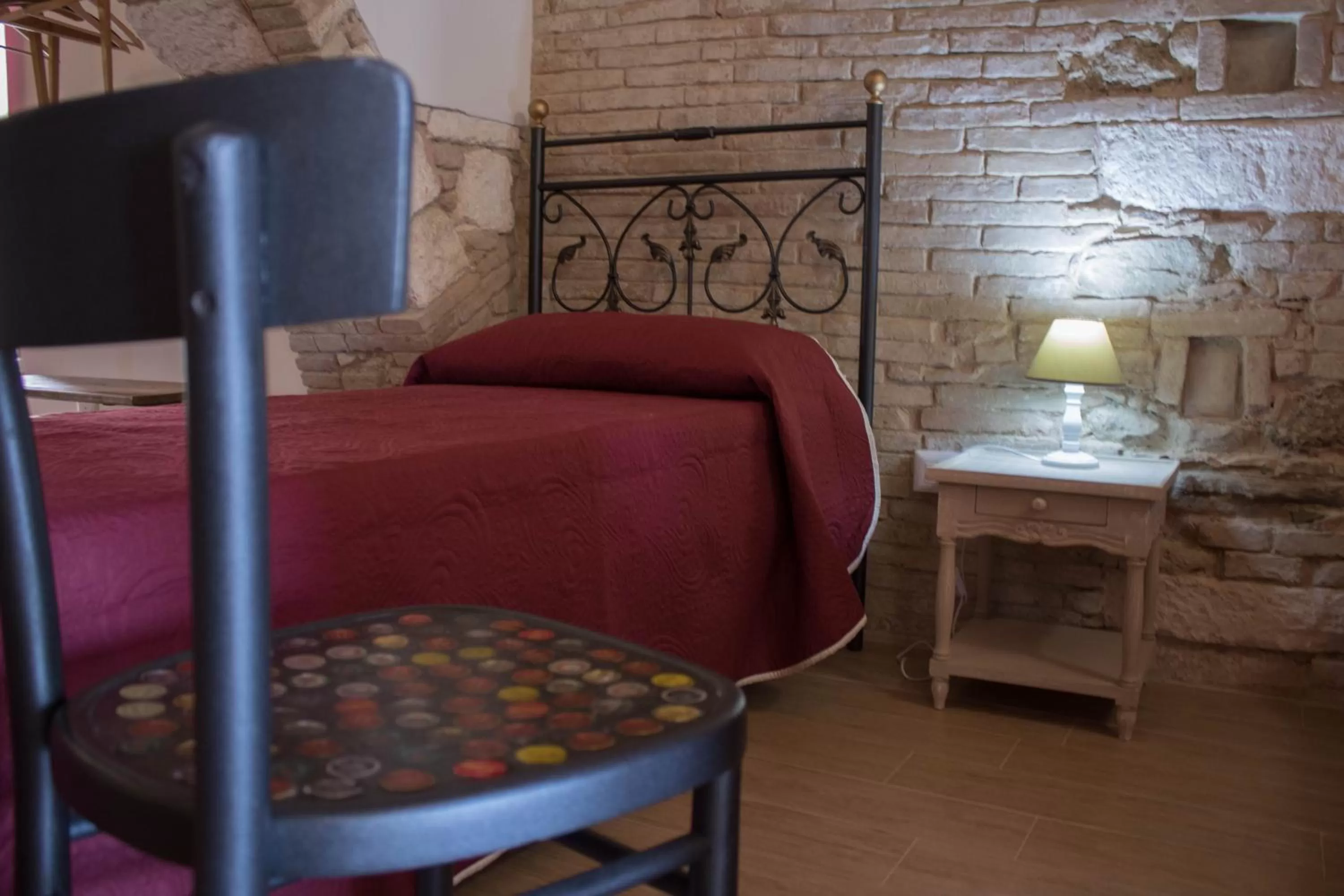 Decorative detail, Bed in Residenza delle Grazie