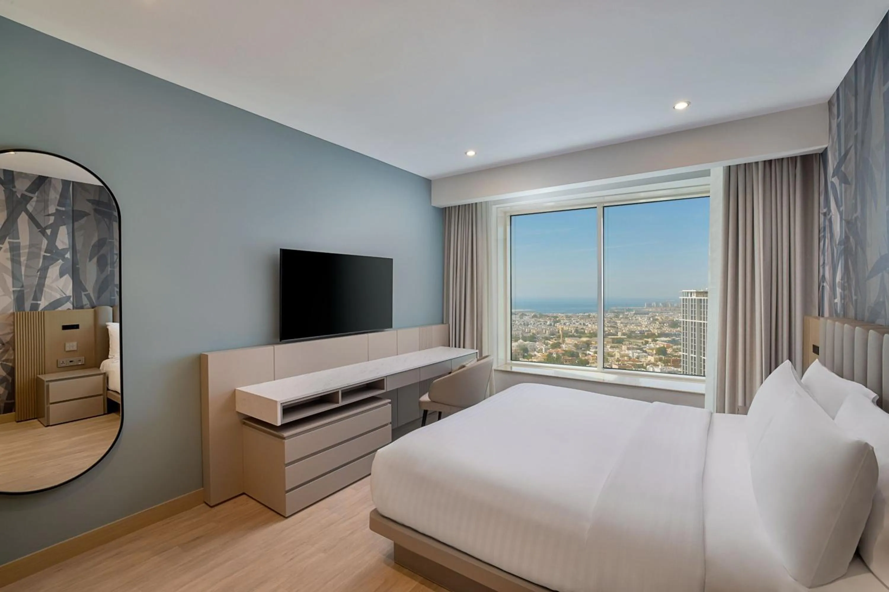 Bedroom, Bed in Residence Inn by Marriott Sheikh Zayed Road, Dubai