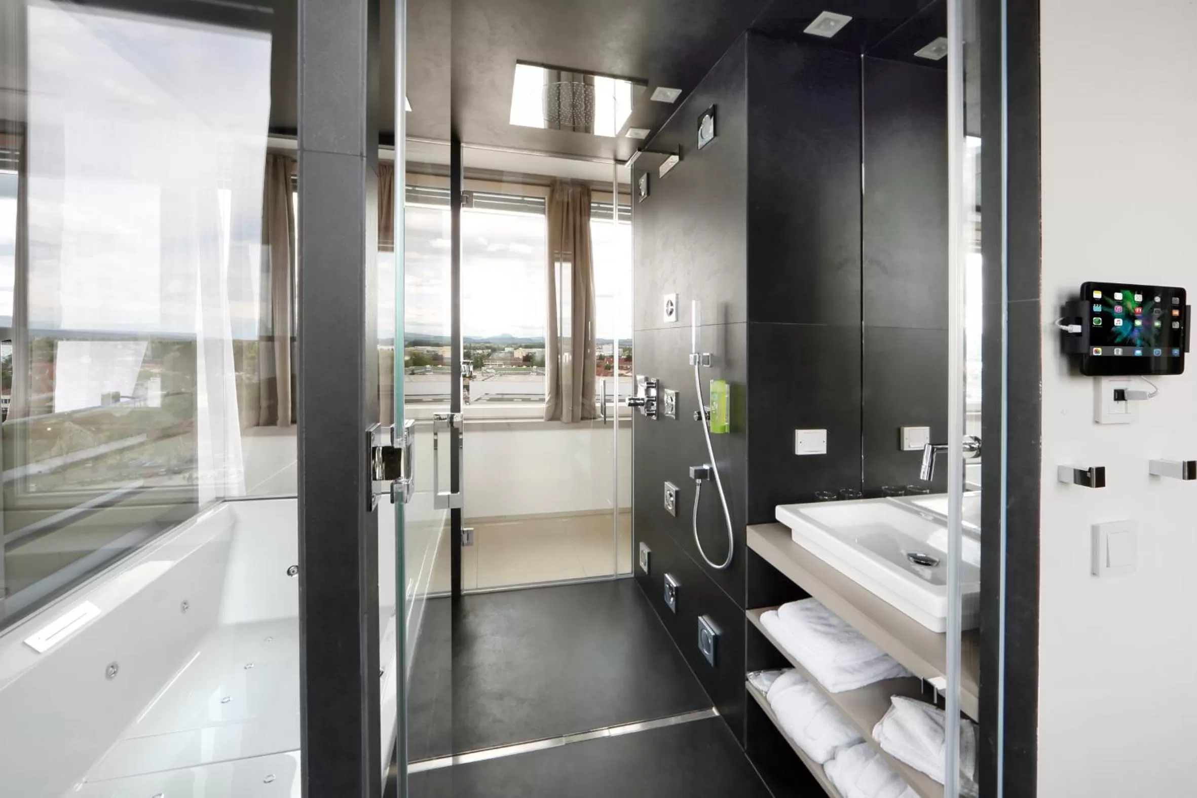 Bathroom in aquaTurm Hotel & Energie