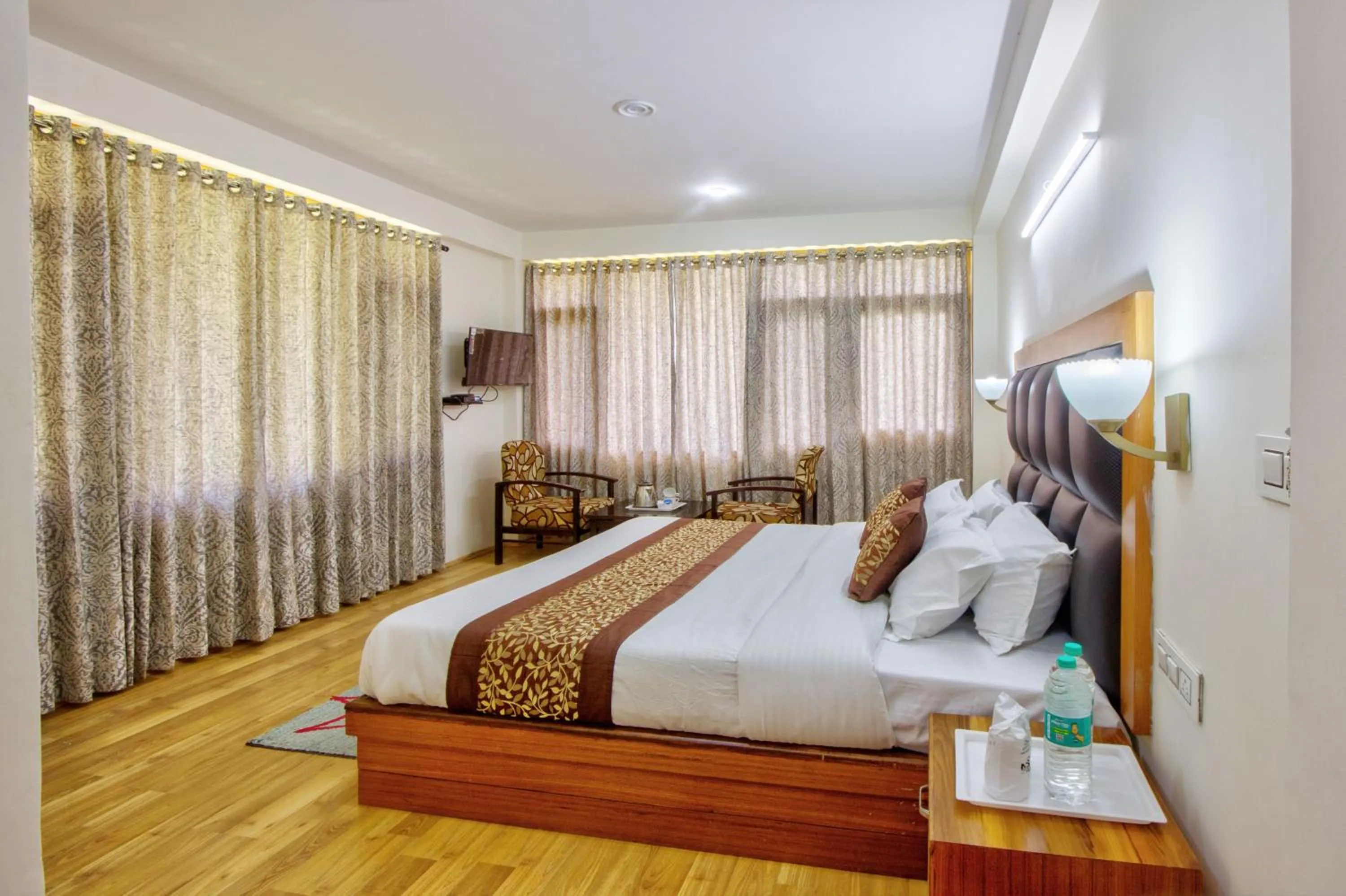 Bed in Thrill Nature Cottage