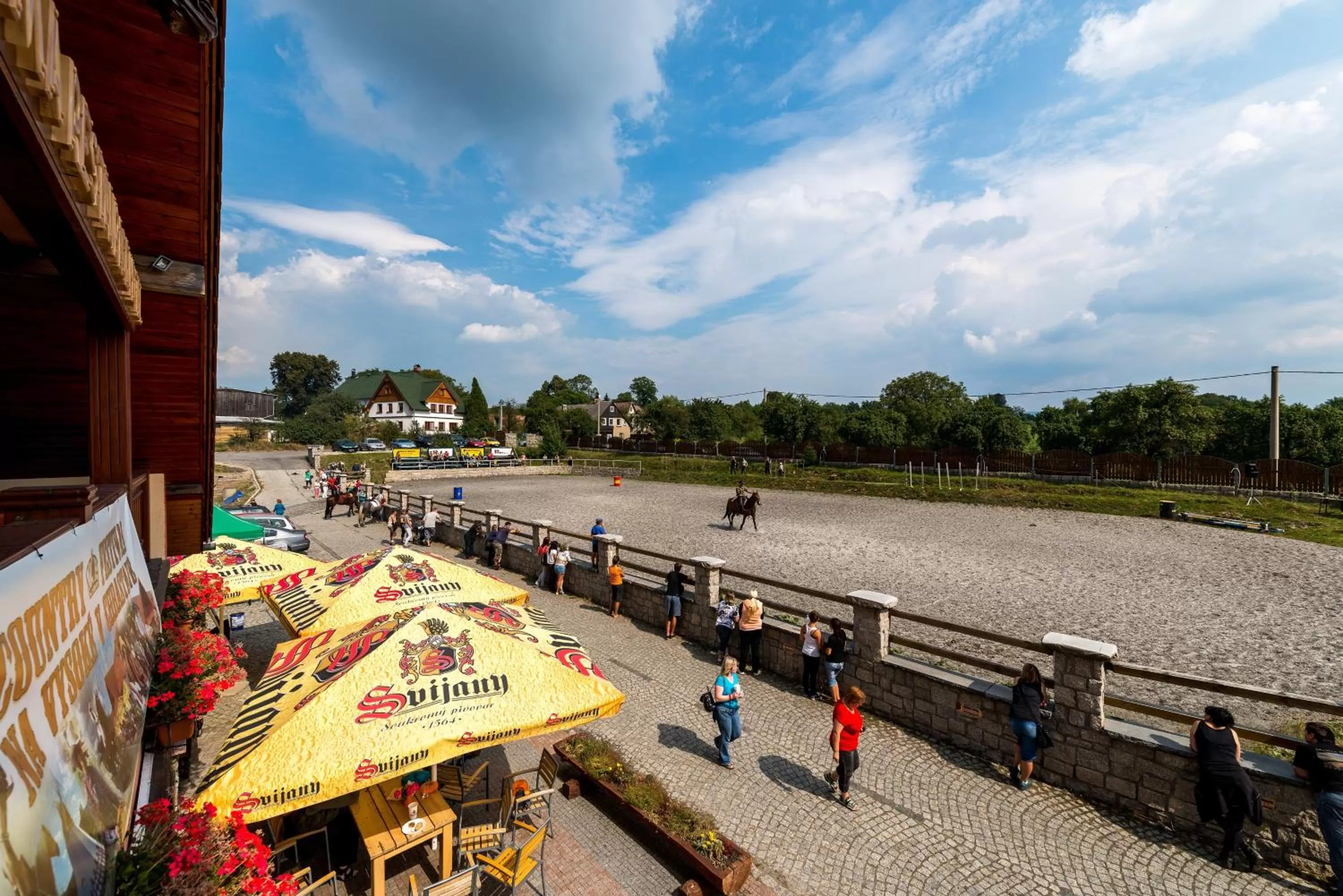 Horse-riding in Hotel Farma Vysoká