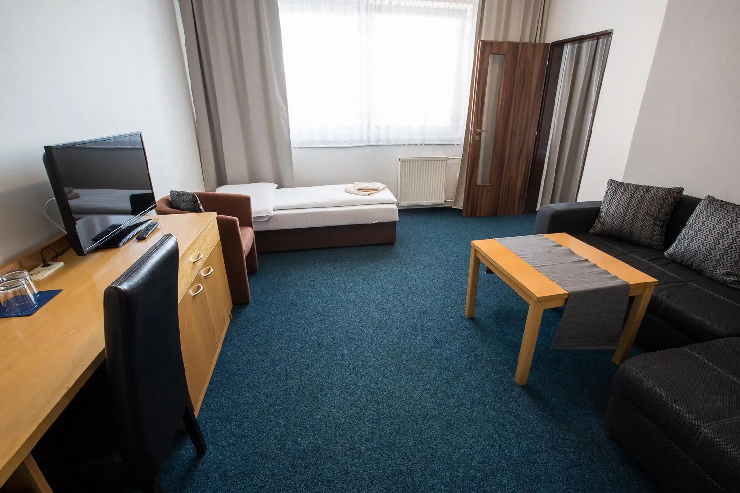 TV and multimedia, Bed in A-Sport Hotel