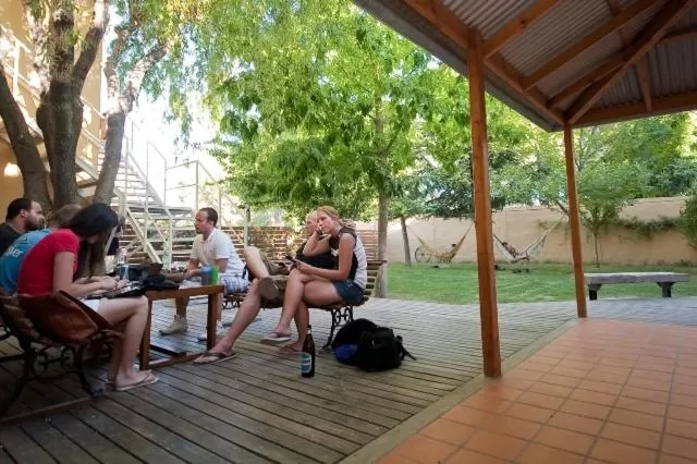 Garden in El Gualicho Hostel