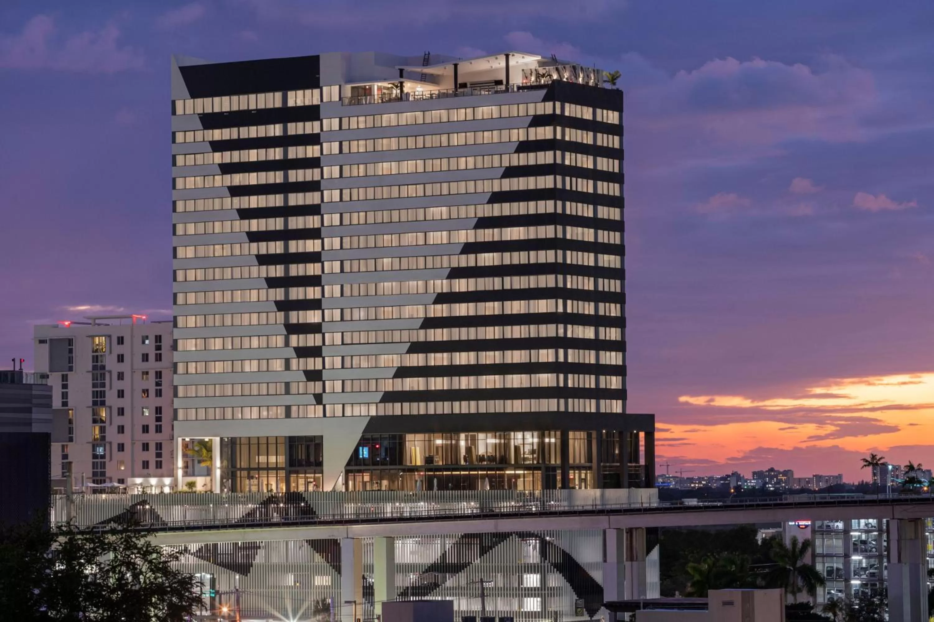 Property building in AC Hotel By Marriott Miami Brickell