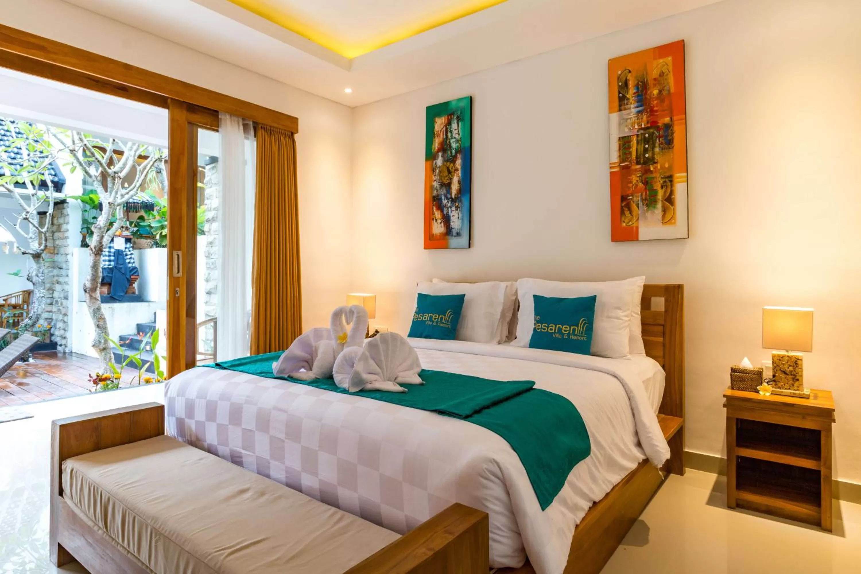 Bedroom, Bed in The Pesaren Ubud