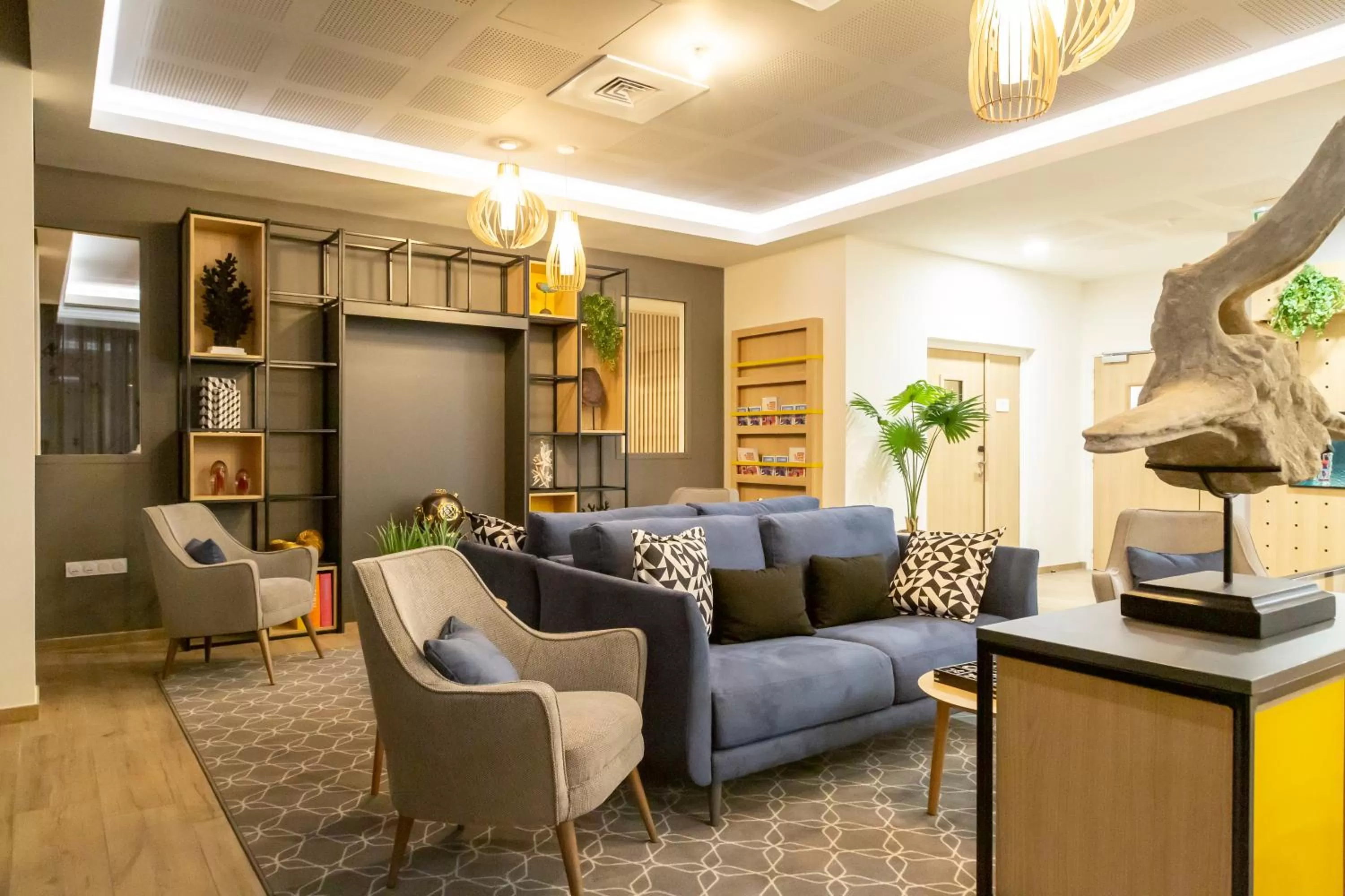 Lobby or reception in Appart Hotel Odalys City Le Havre Centre