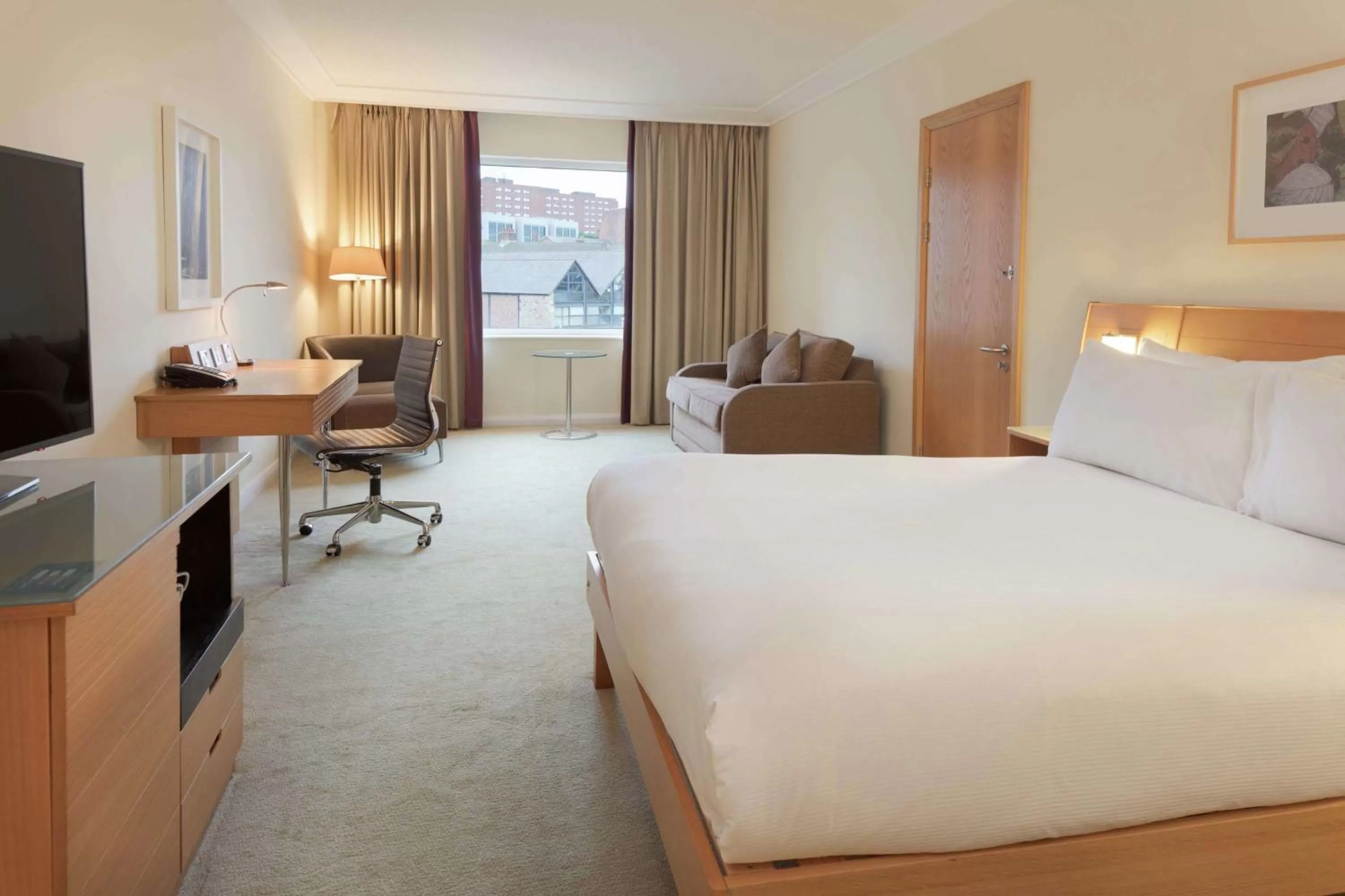 Bedroom, Bed in Hilton Newcastle Gateshead