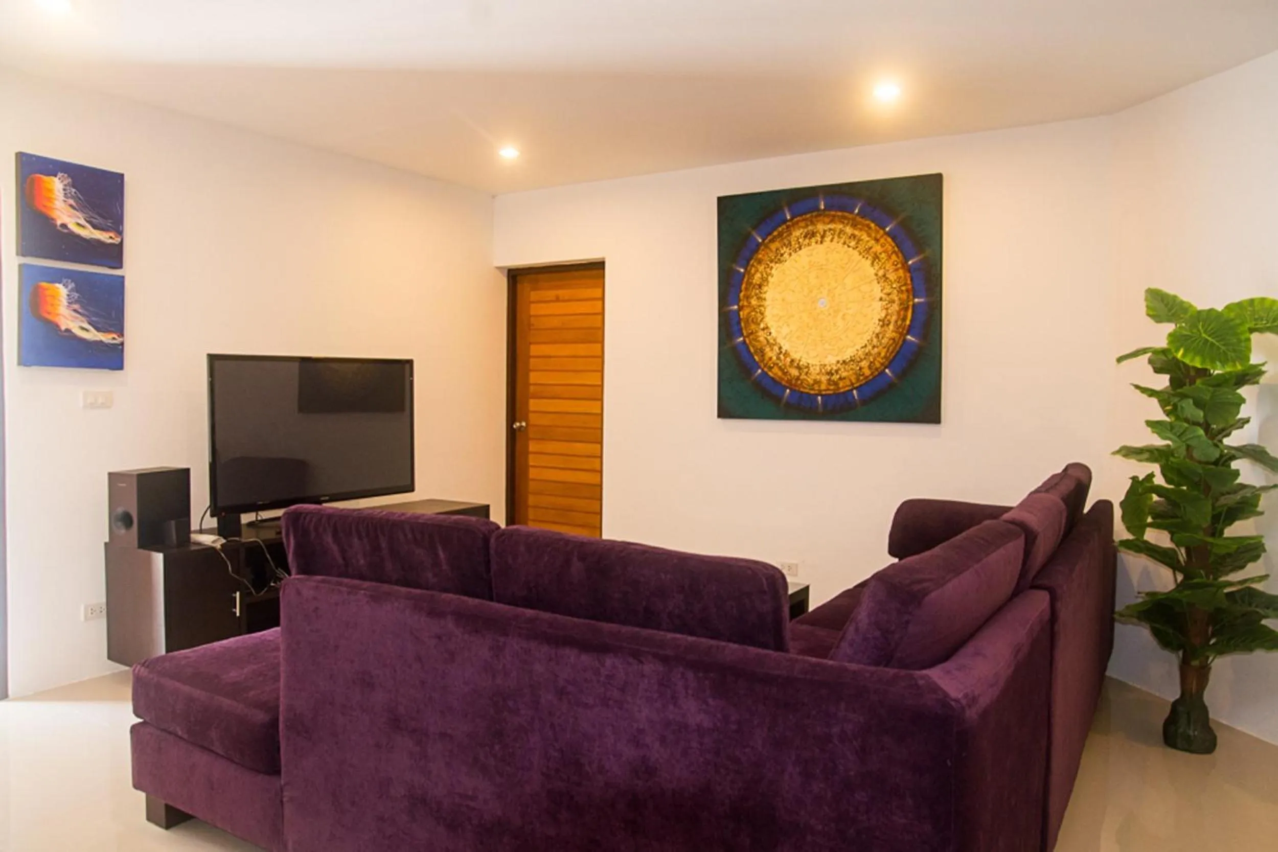 Living room in Tropical Sea View Residence