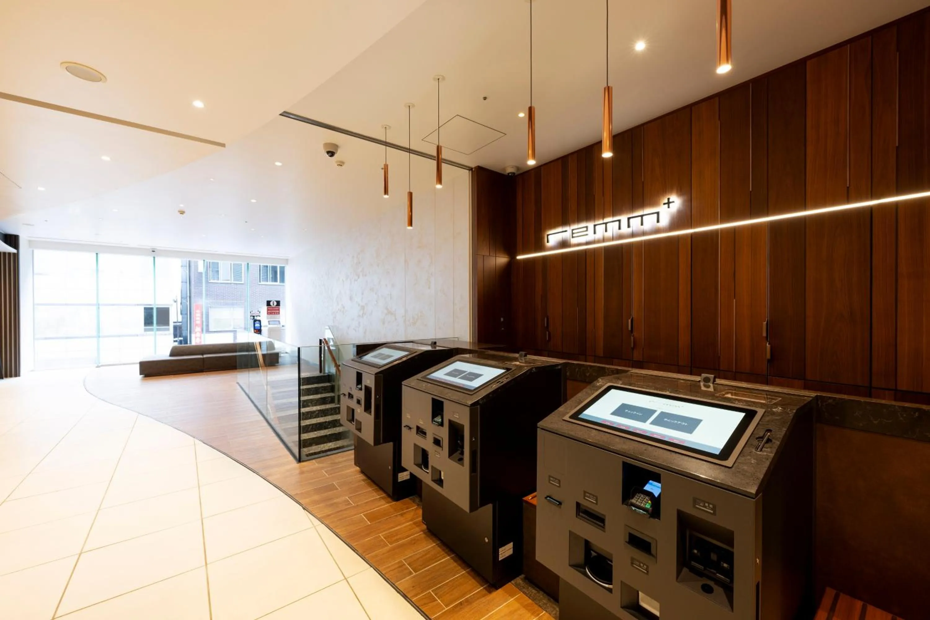 Lobby or reception in remm plus Ginza