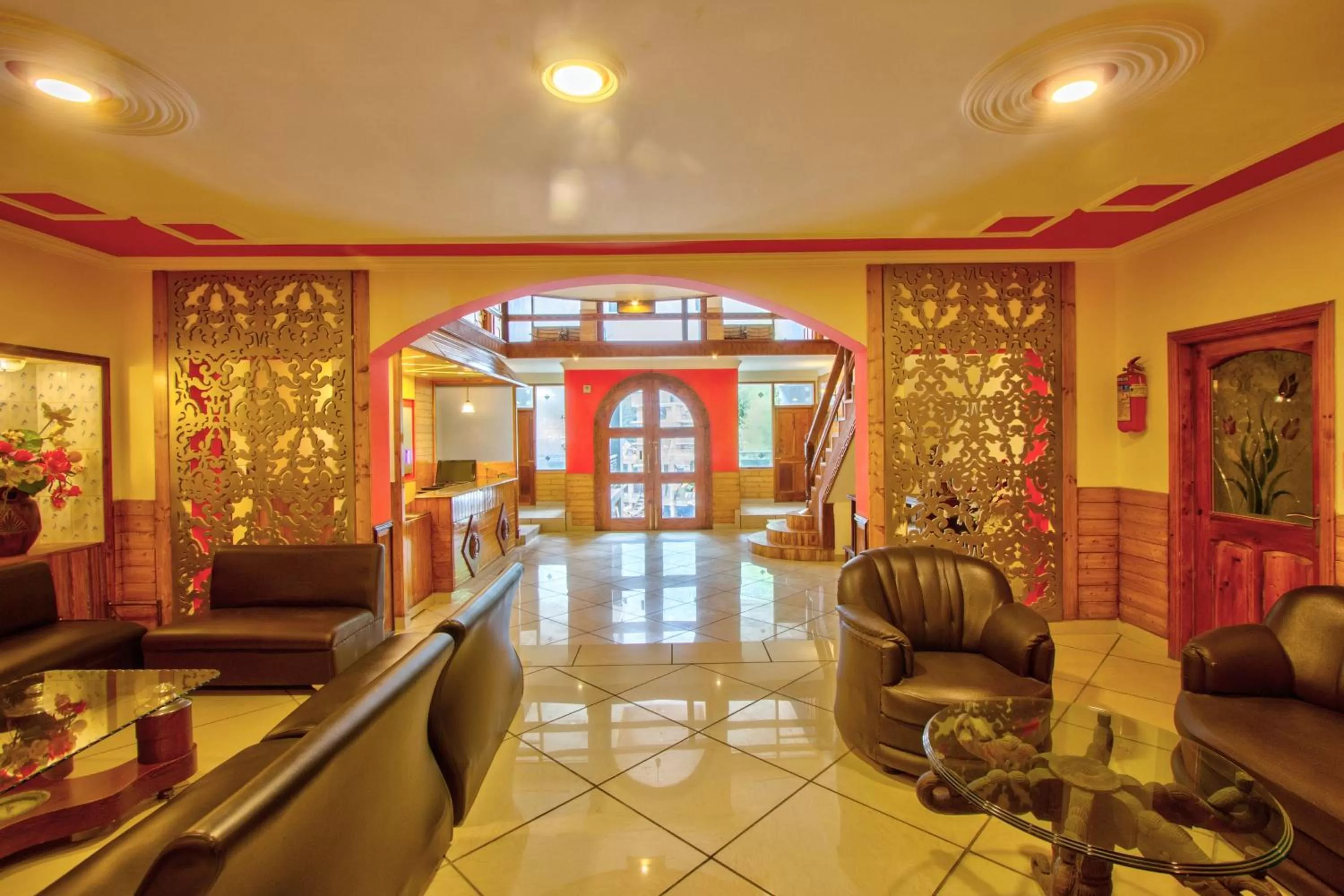 Lobby or reception in Woodstock Inn Manali 800 Mtrs from Mall Road