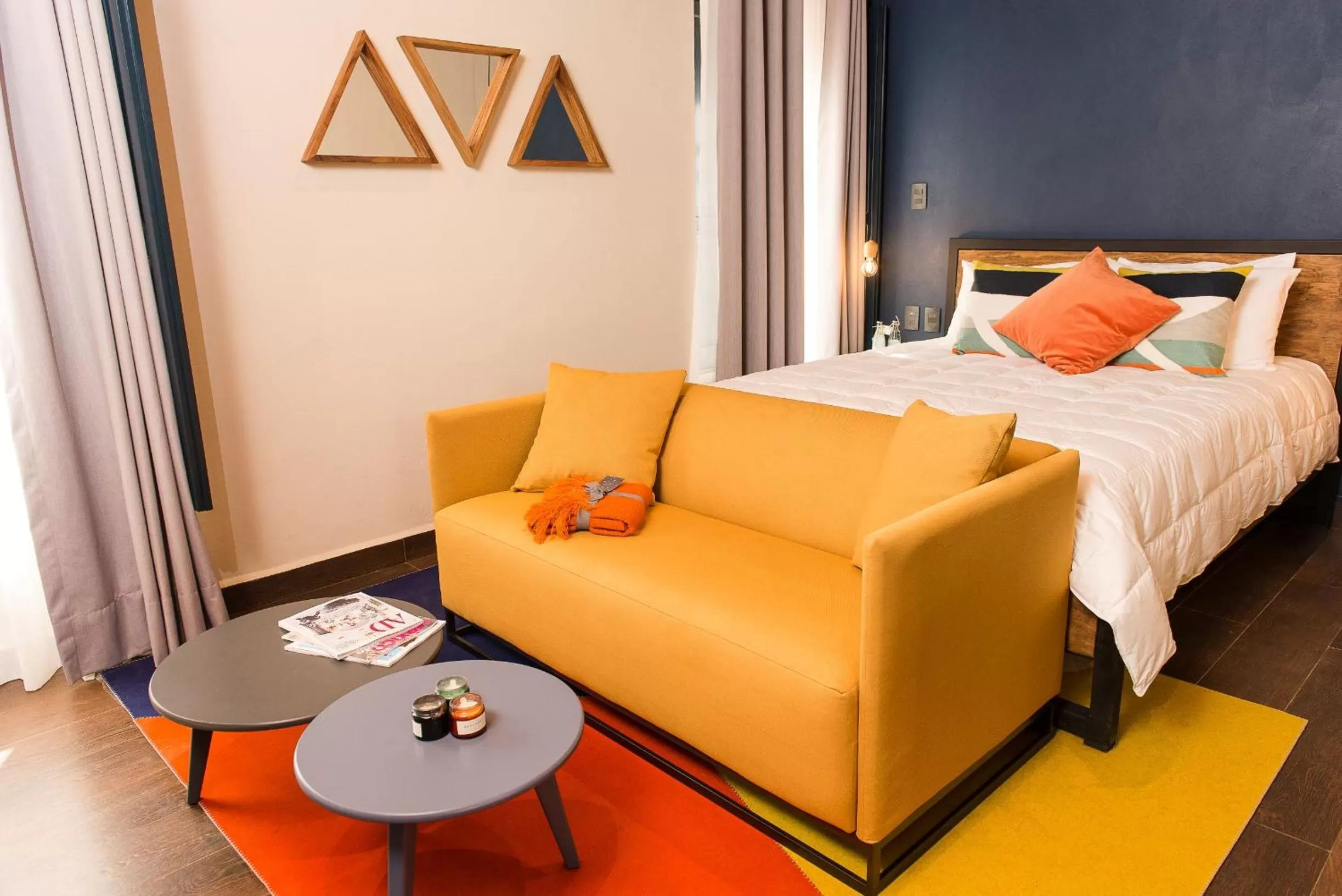 Bed in Antigua Trece Hotel Fusión & SPA