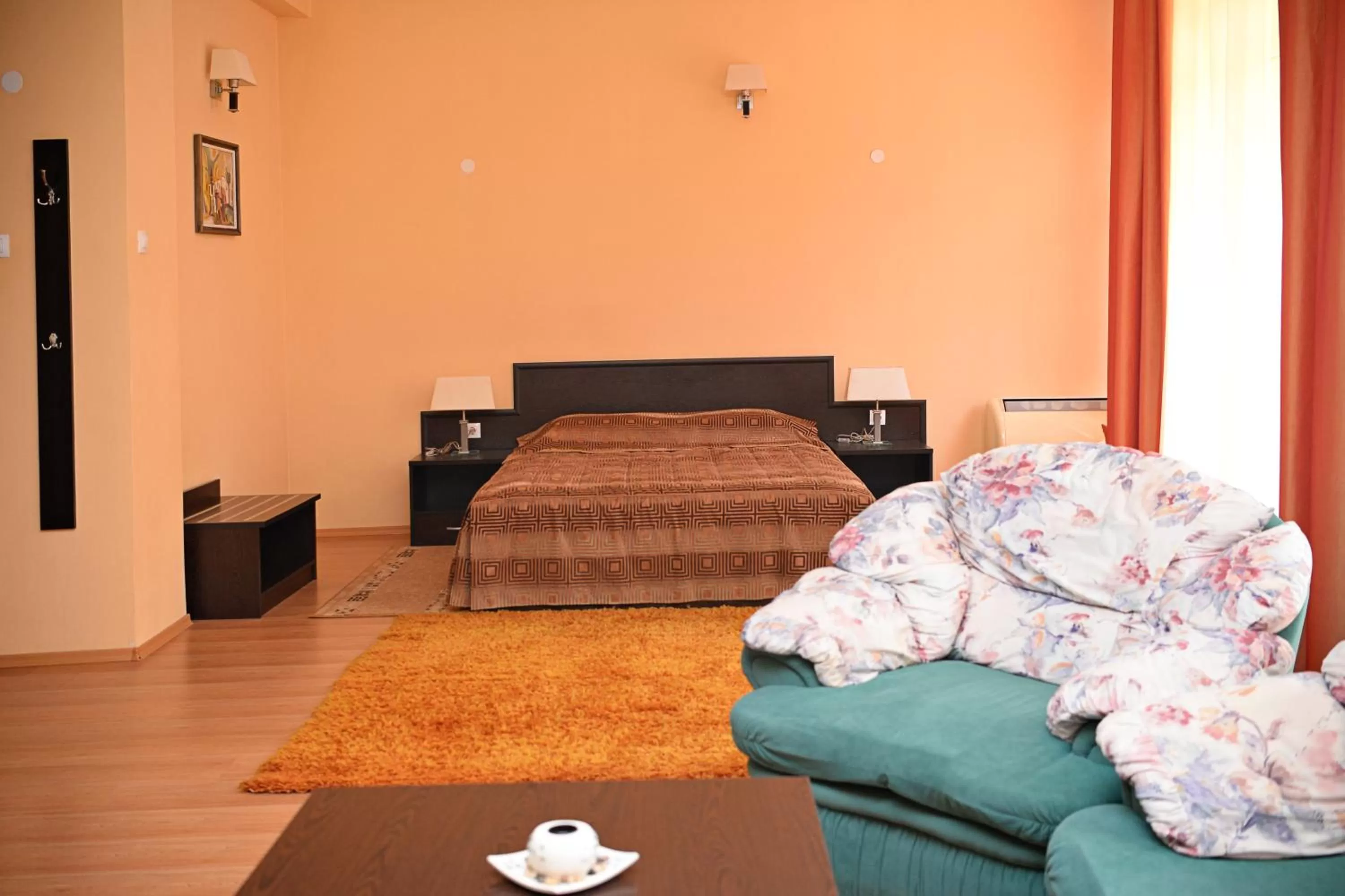 Bed in Family Art-Hotel Zora