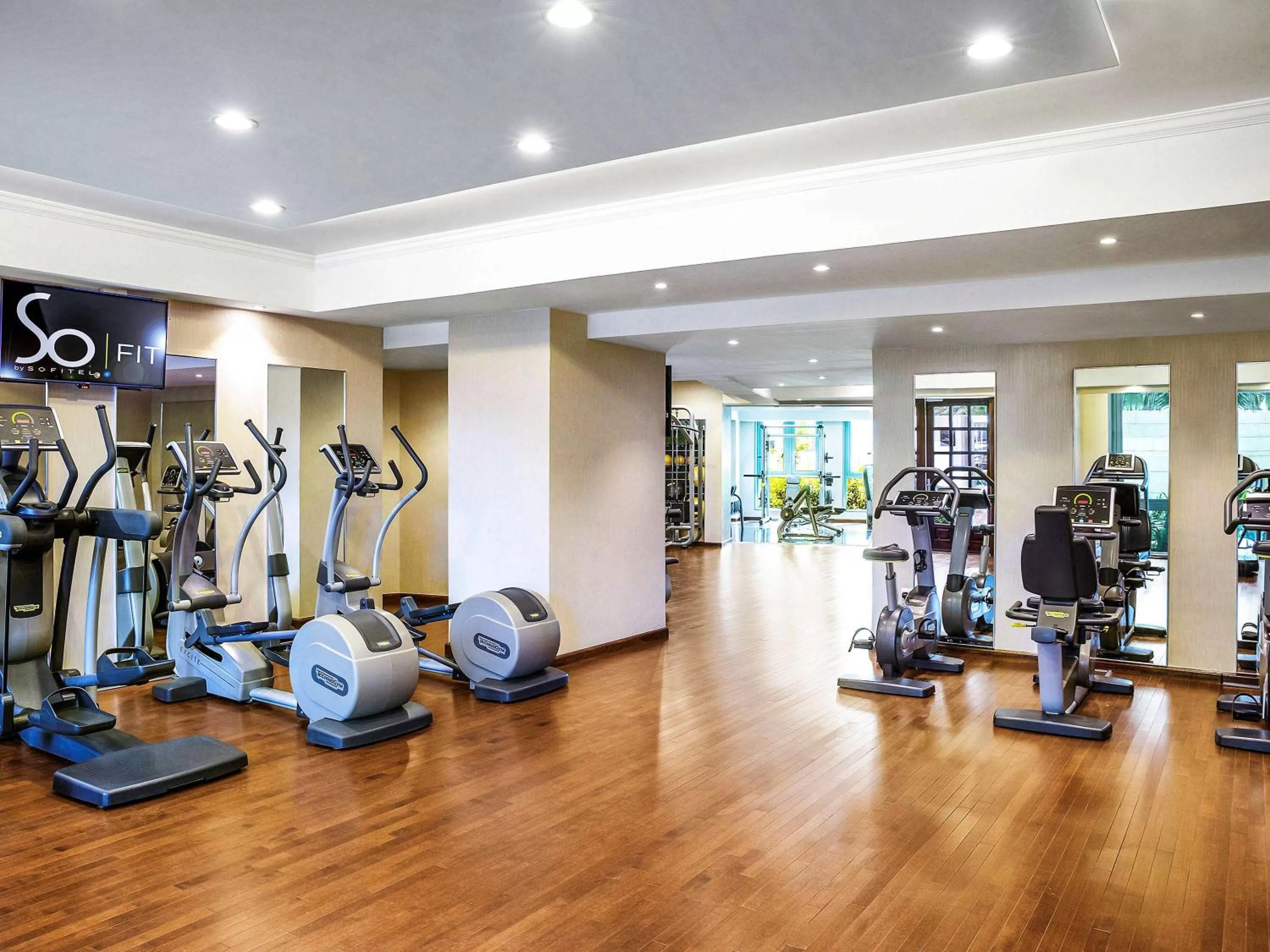 Fitness centre/facilities in Sofitel Abu Dhabi Corniche