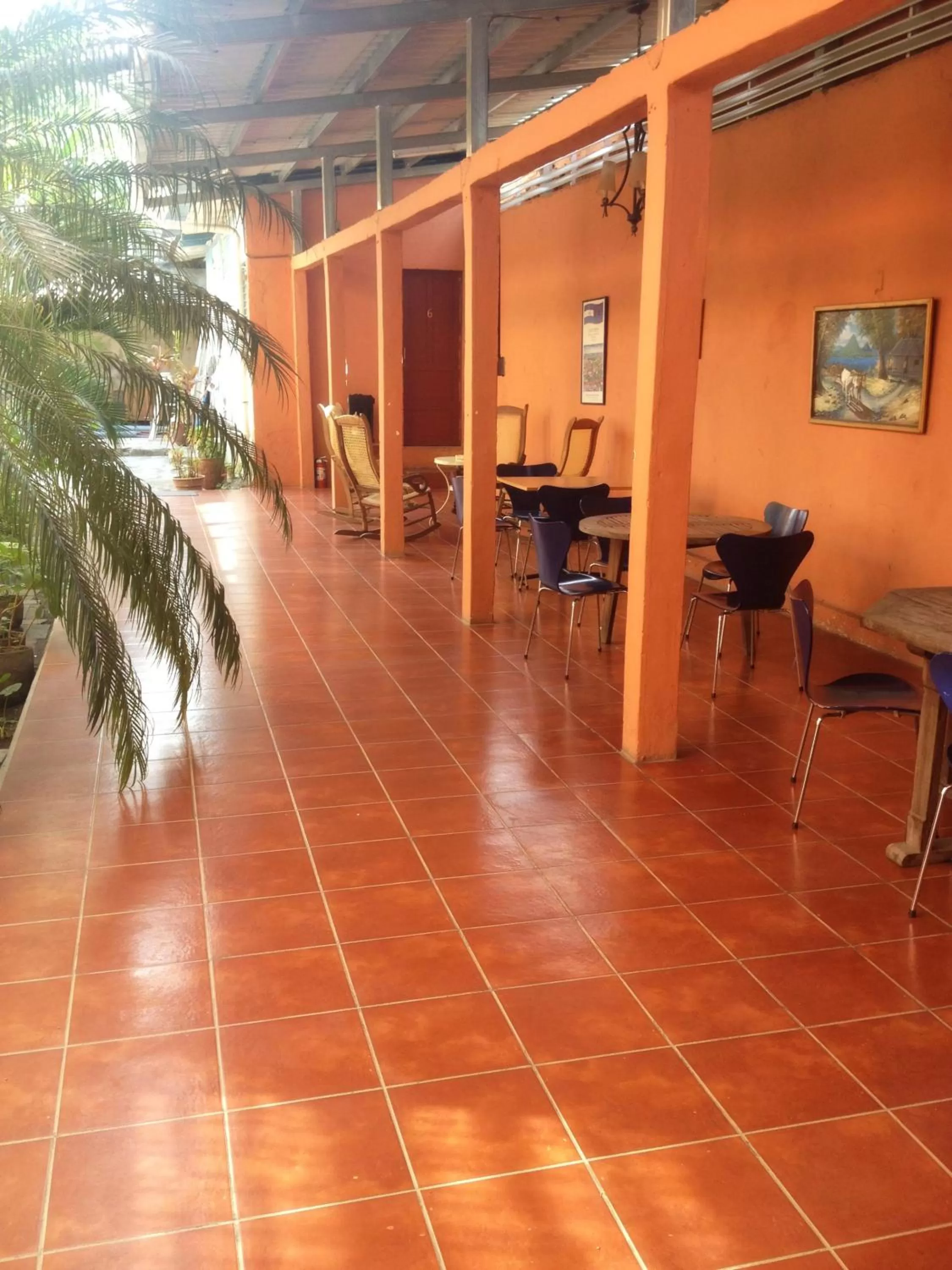 Patio in Hotel Valerie