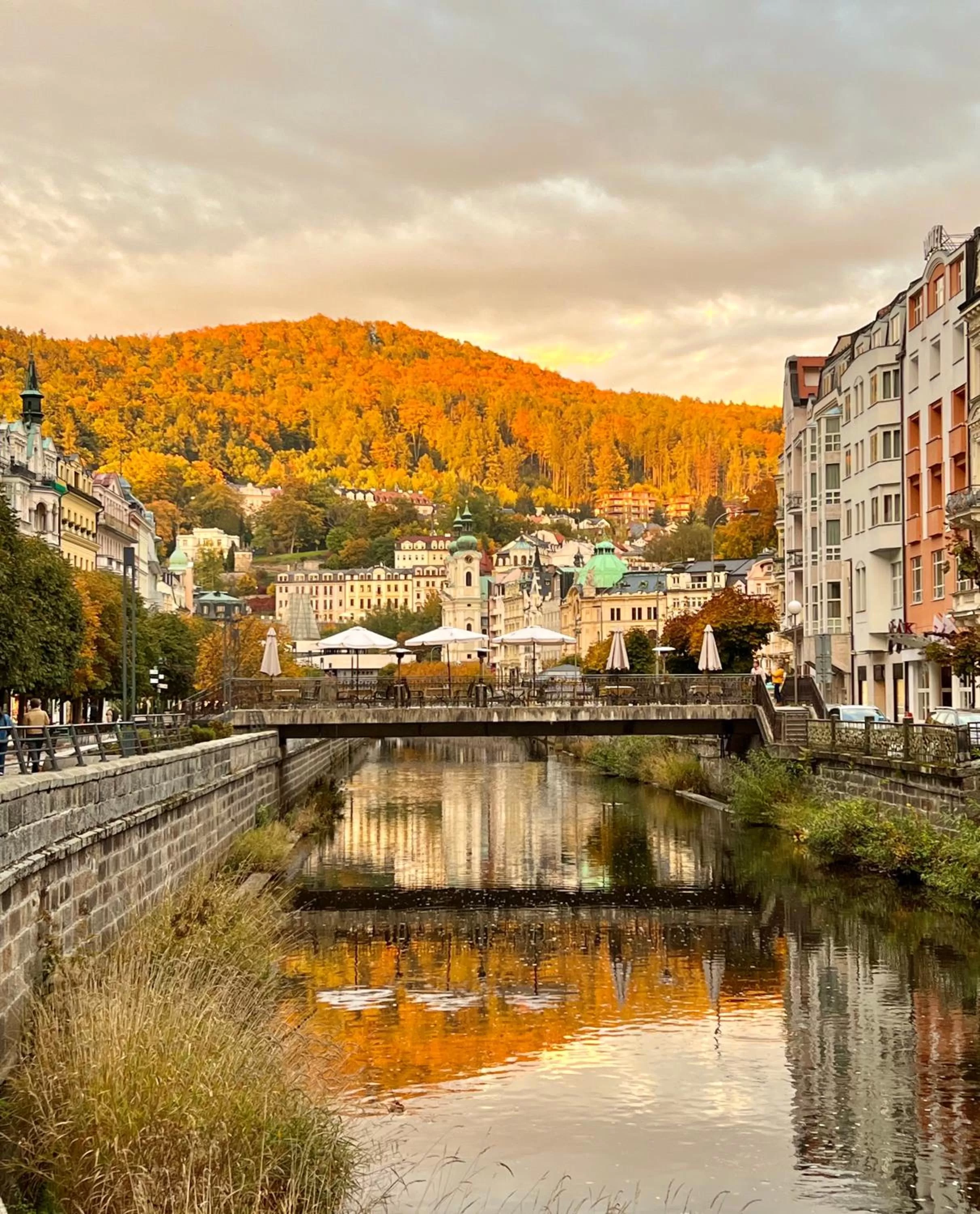 River view in Zlatý Sloup