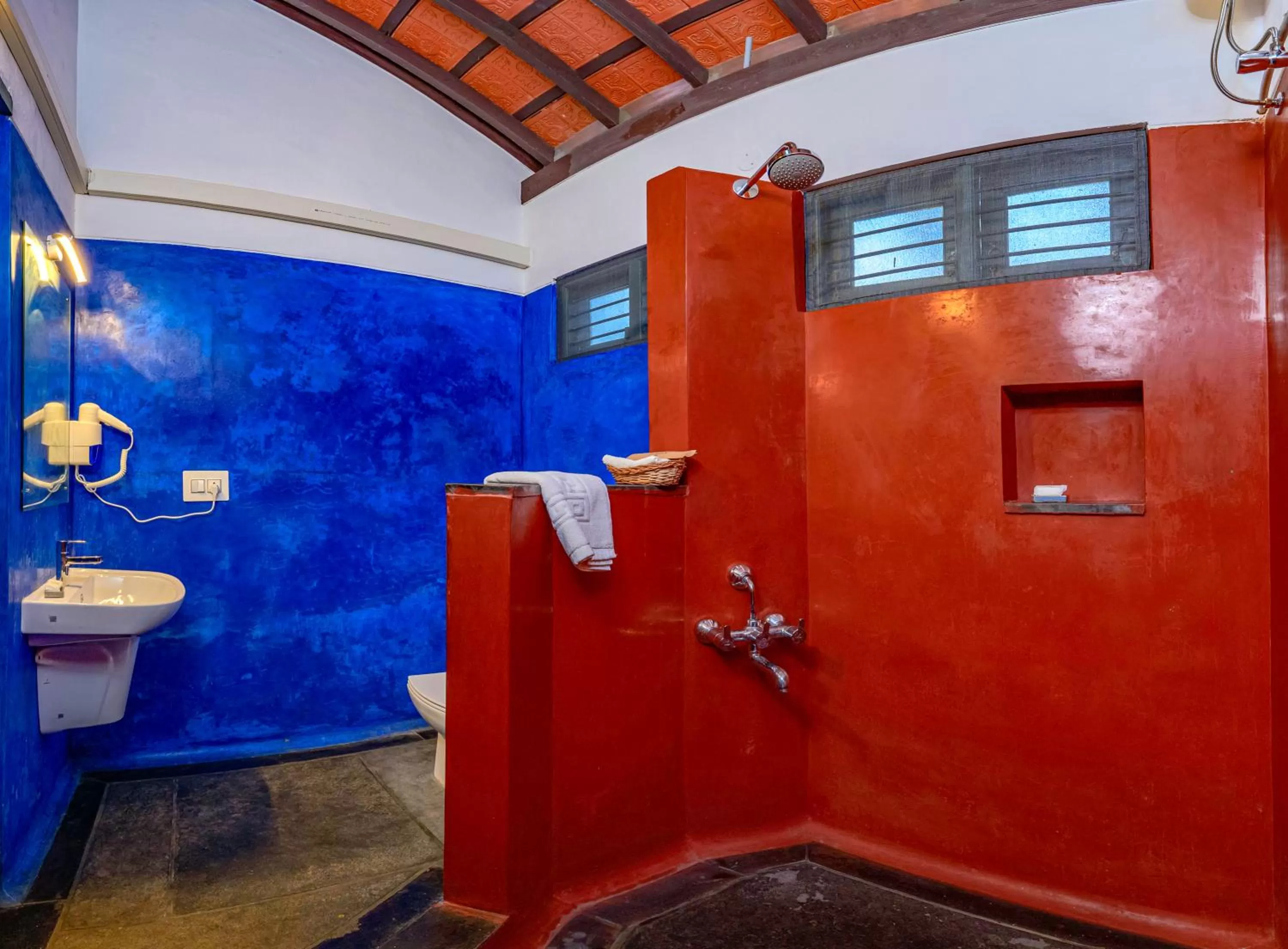 Bathroom in Neemrana's Coconut Alley