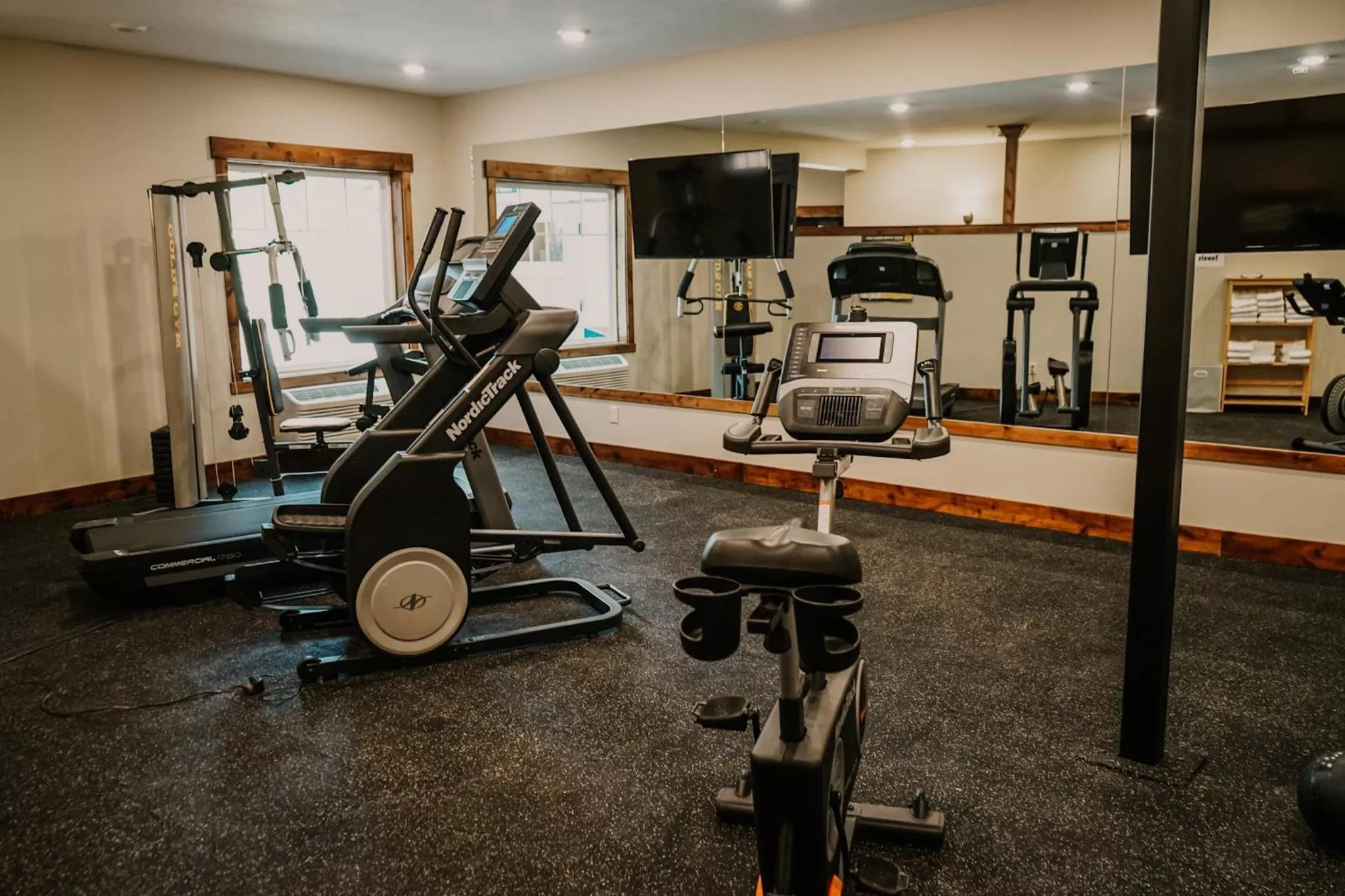 Fitness centre/facilities in Sawtelle Mountain Resort